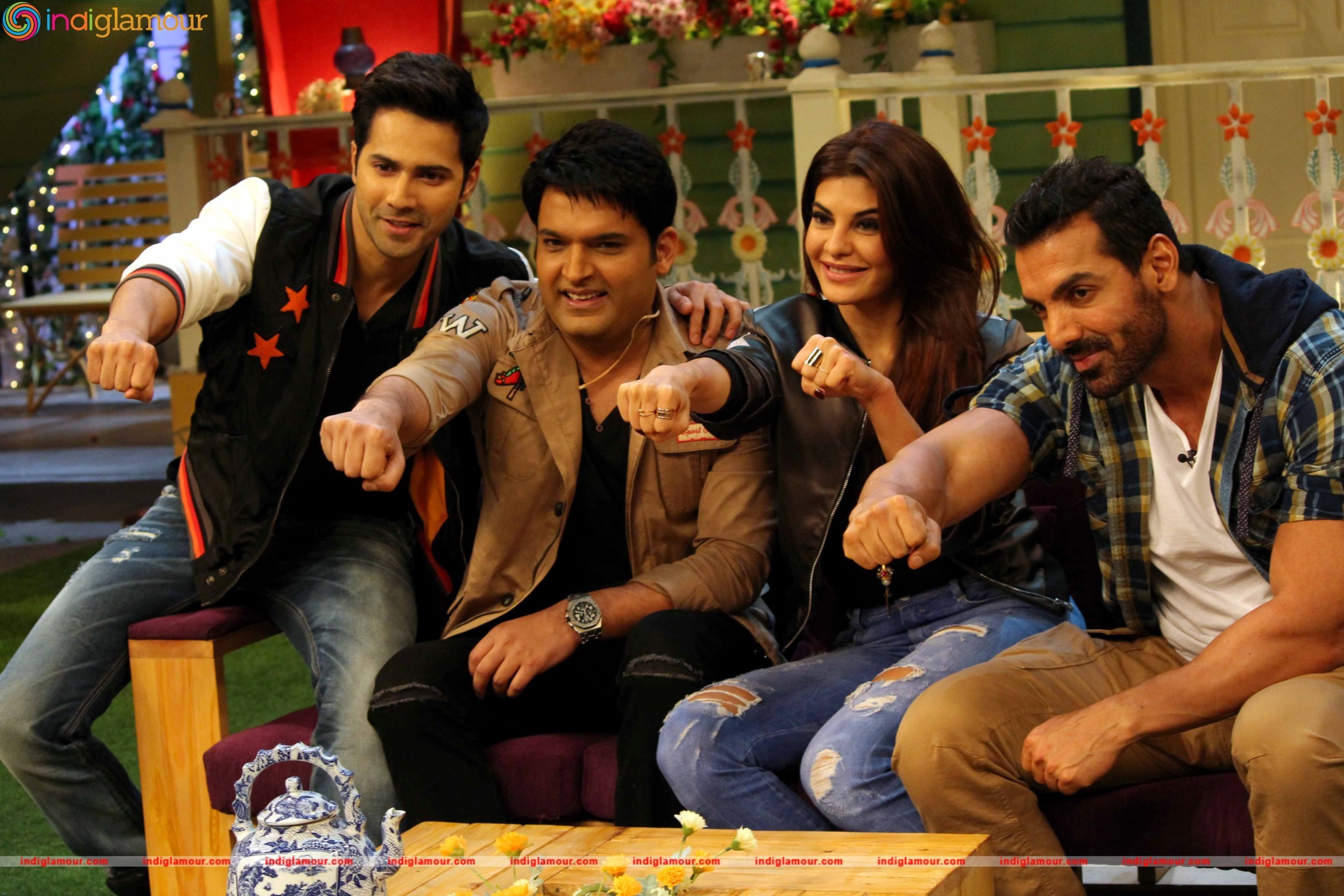 Promotion of Film Dishoom On the Set of Kapil Sharma's Show Event hd photo