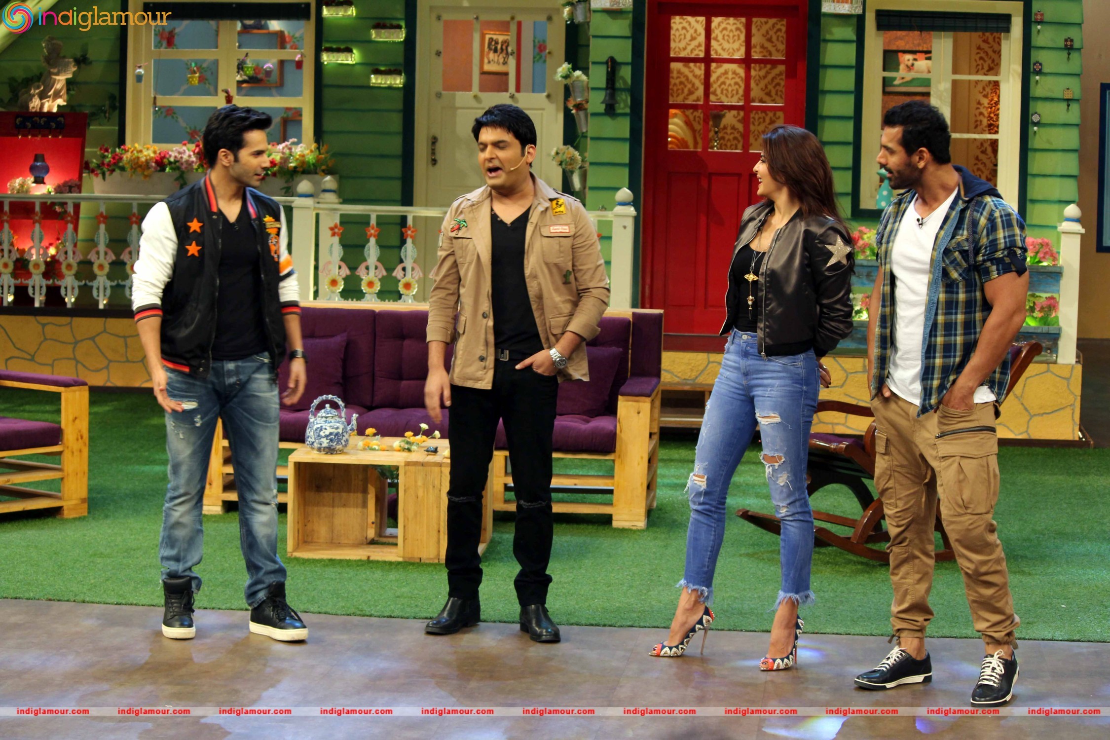 Promotion of Film Dishoom On the Set of Kapil Sharma's Show Event hd photo