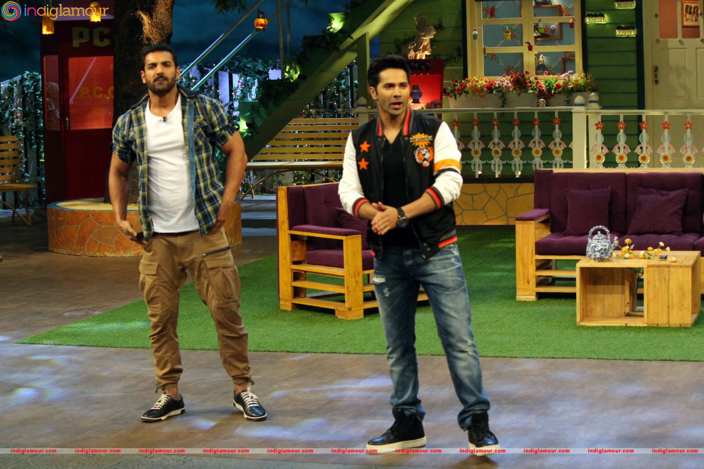 Promotion of Film Dishoom On the Set of Kapil Sharma's Show Event hd photo