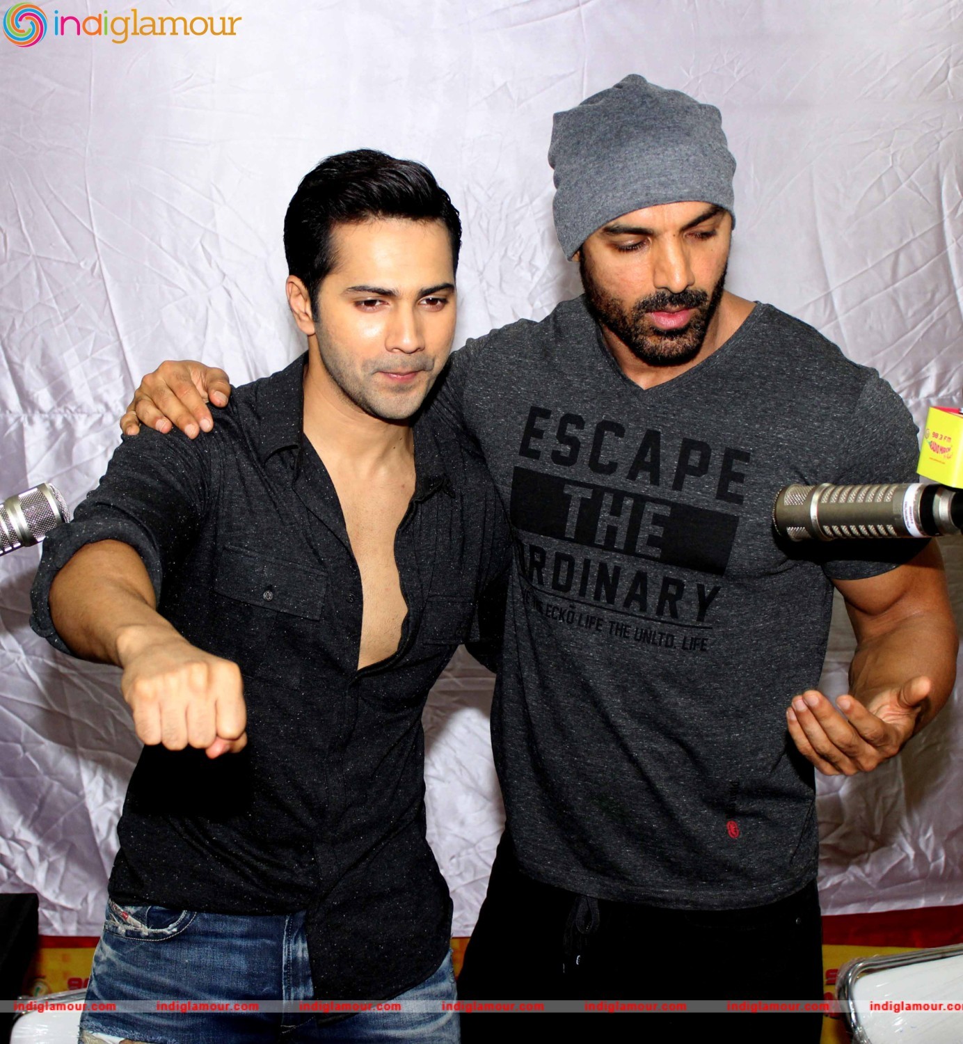 Promotion of Film Dishoom at Radio Mirchi Studio Event hd photo