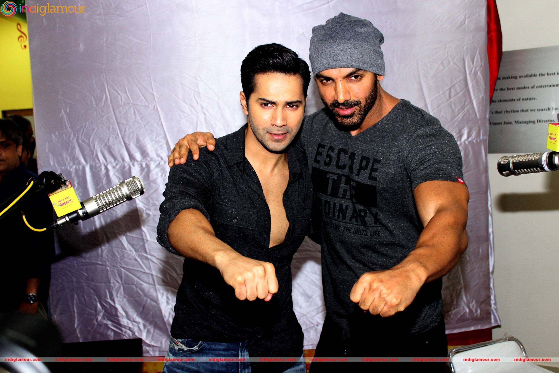 Promotion of Film Dishoom at Radio Mirchi Studio Event hd photo