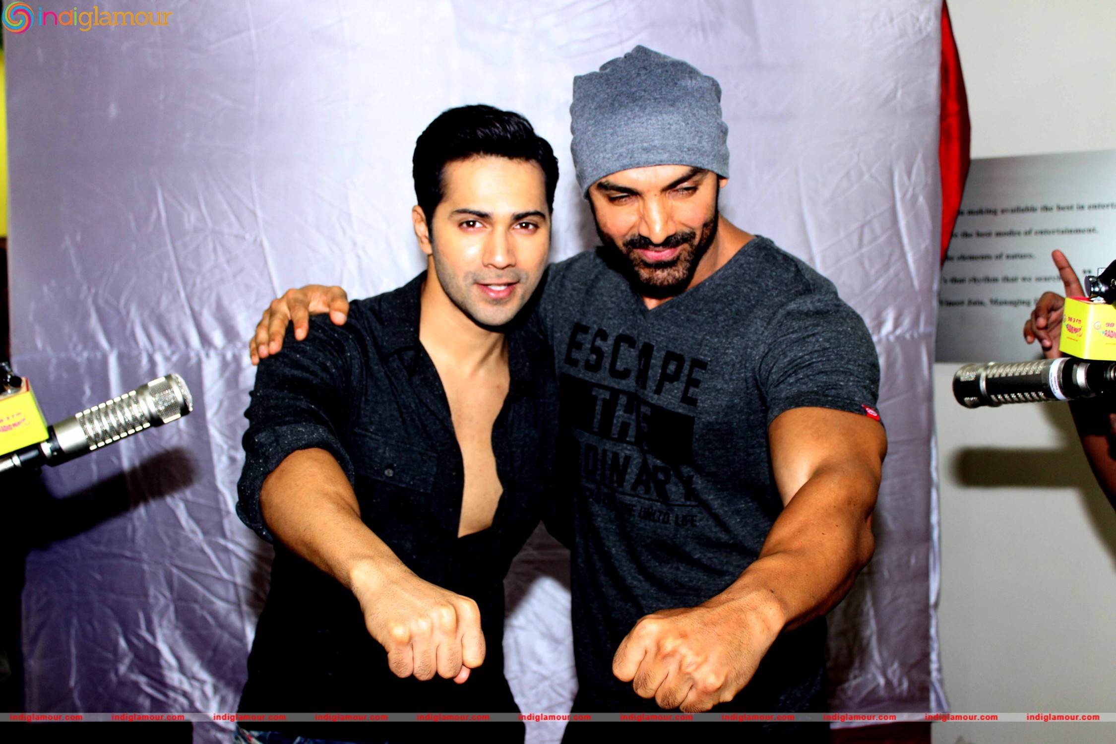 Promotion of Film Dishoom at Radio Mirchi Studio Event hd photo