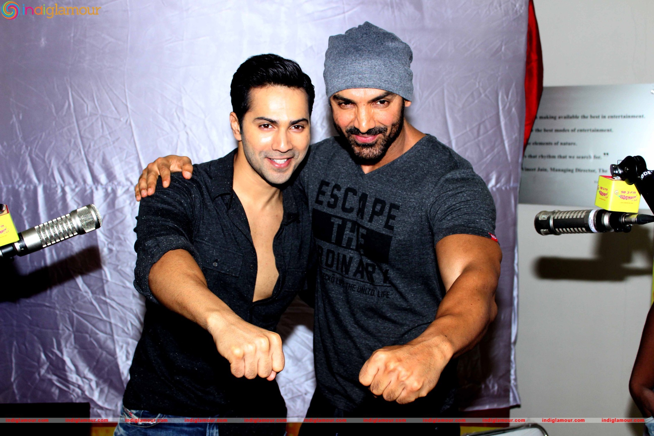 Promotion of Film Dishoom at Radio Mirchi Studio Event hd photo