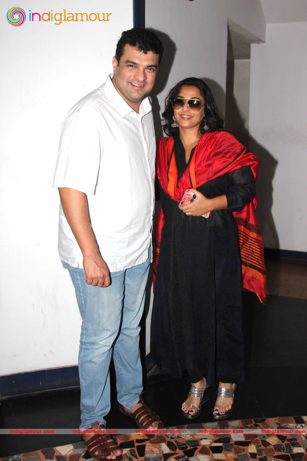 Vidya Balan and Siddharth Roy Kapur watch Kabali Event hd photo
