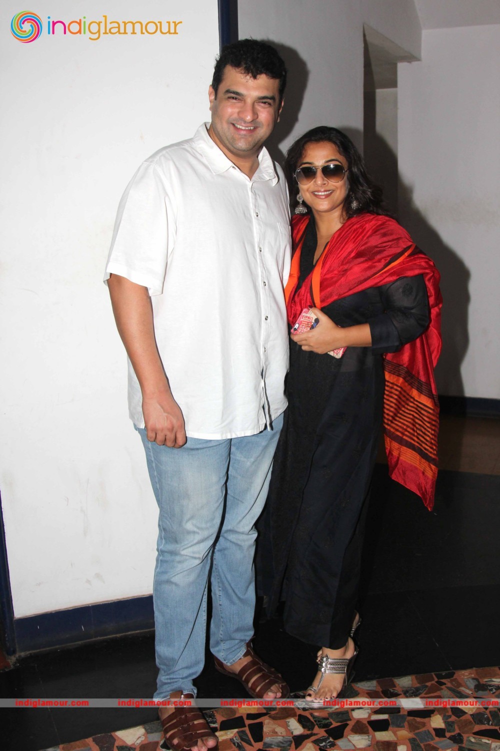 Vidya Balan and Siddharth Roy Kapur watch Kabali Event hd photo
