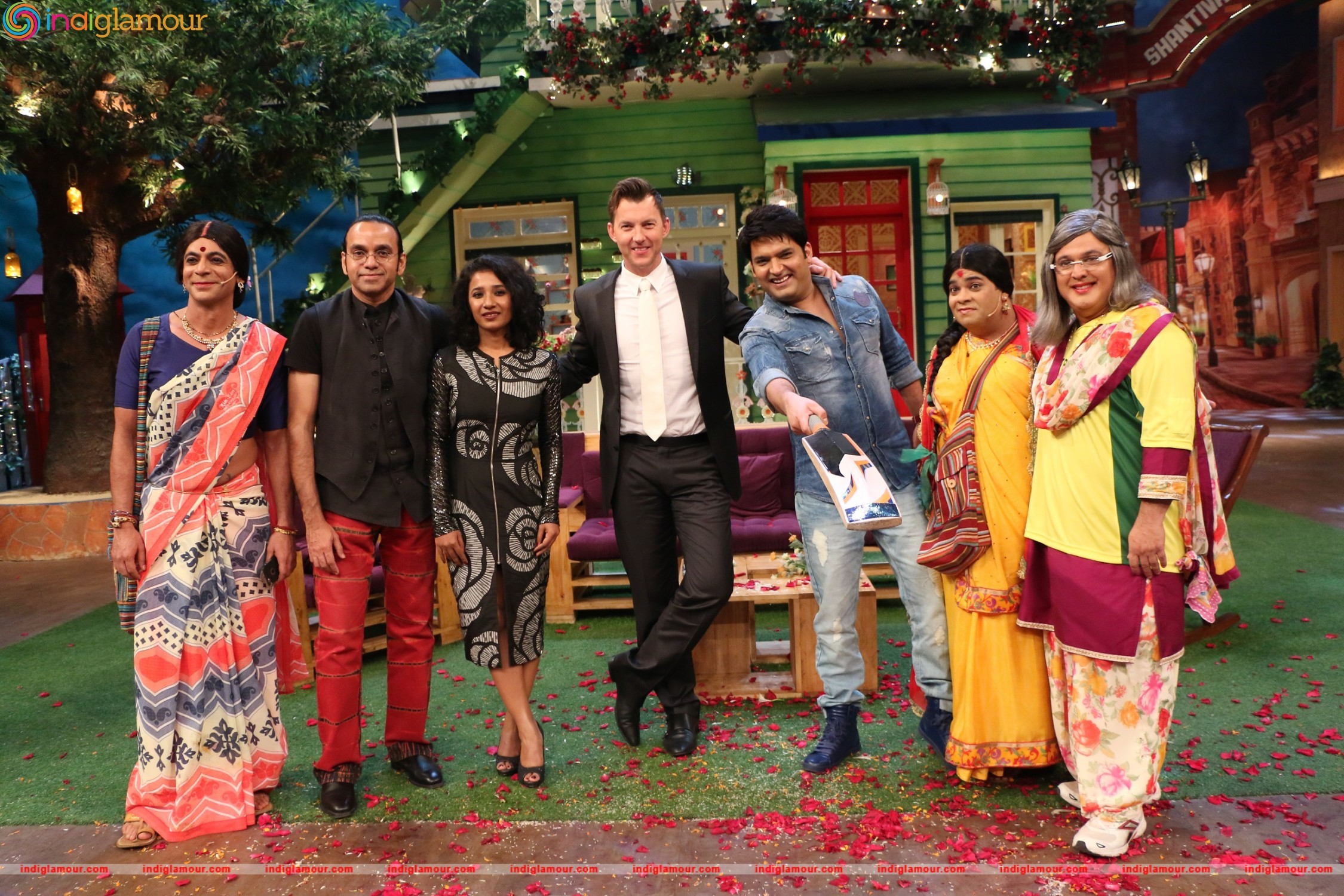 Brett Lee on the Sets of The Kapil Sharma Show Event hd photo