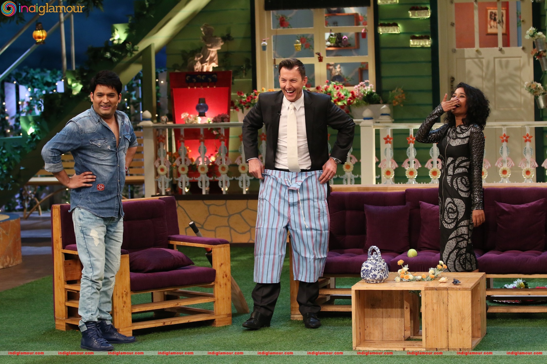 Brett Lee on the Sets of The Kapil Sharma Show Event hd photo