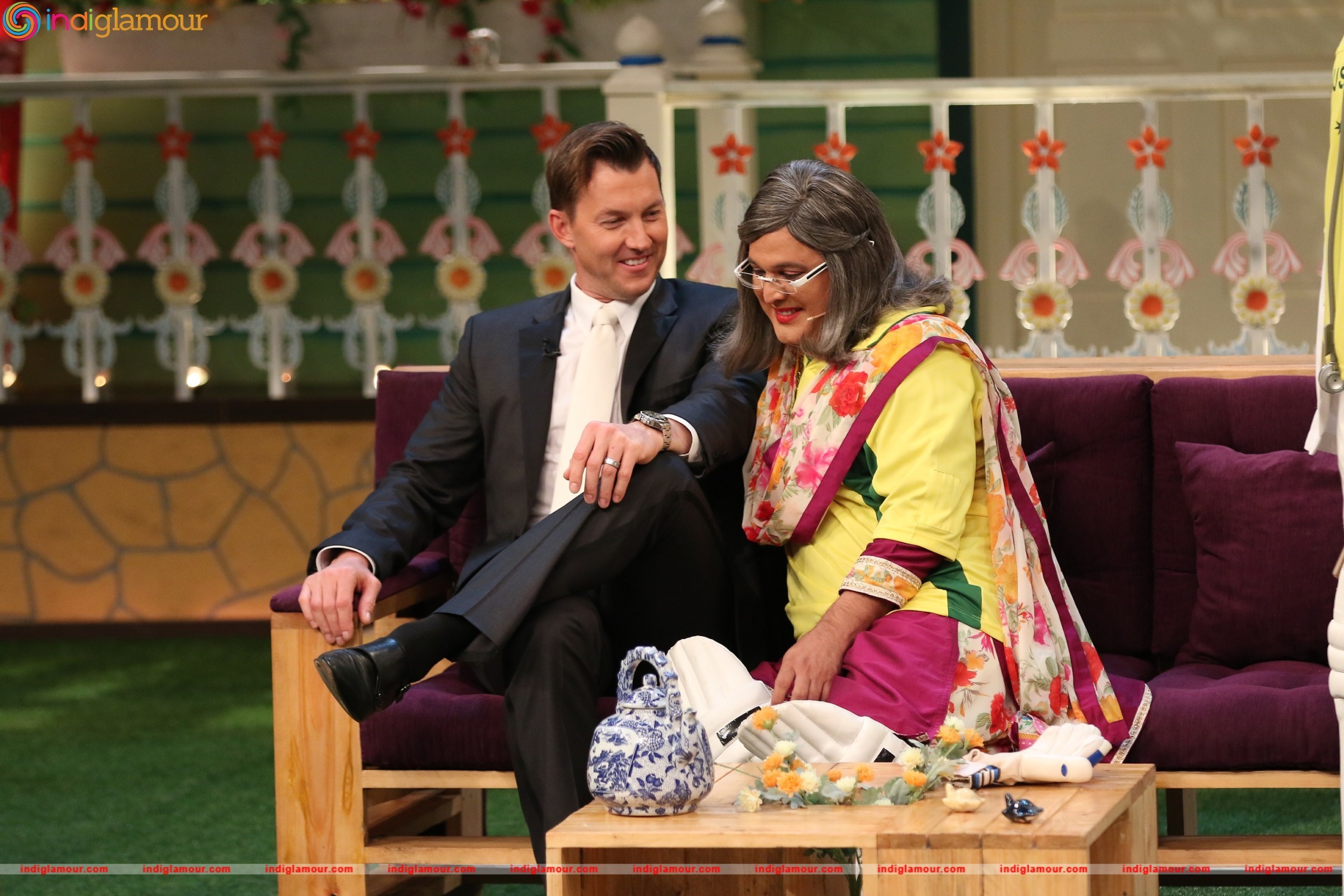 Brett Lee on the Sets of The Kapil Sharma Show Event hd photo