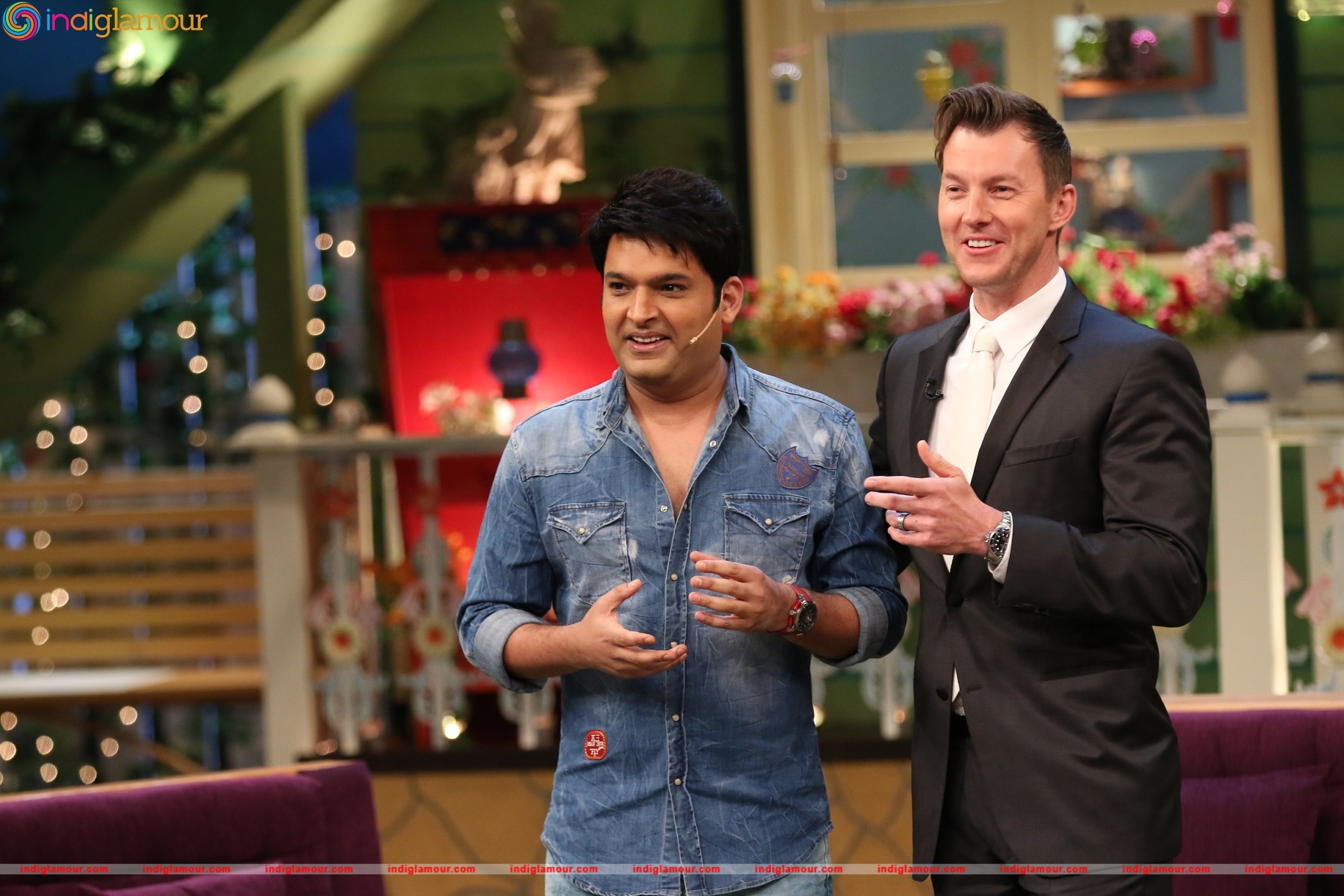 Brett Lee on the Sets of The Kapil Sharma Show Event hd photo