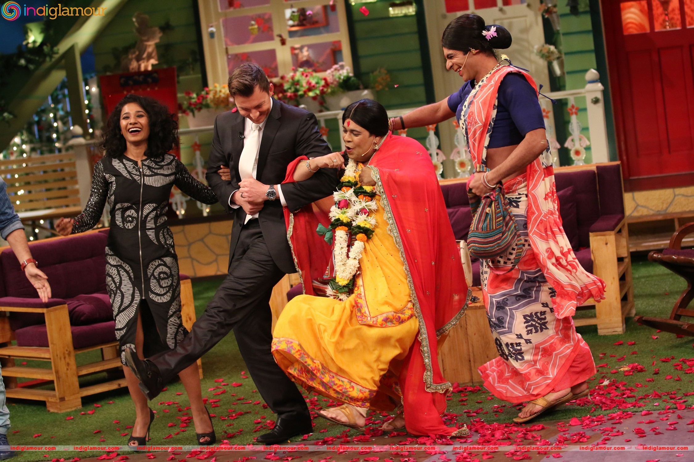 Brett Lee on the Sets of The Kapil Sharma Show Event hd photo
