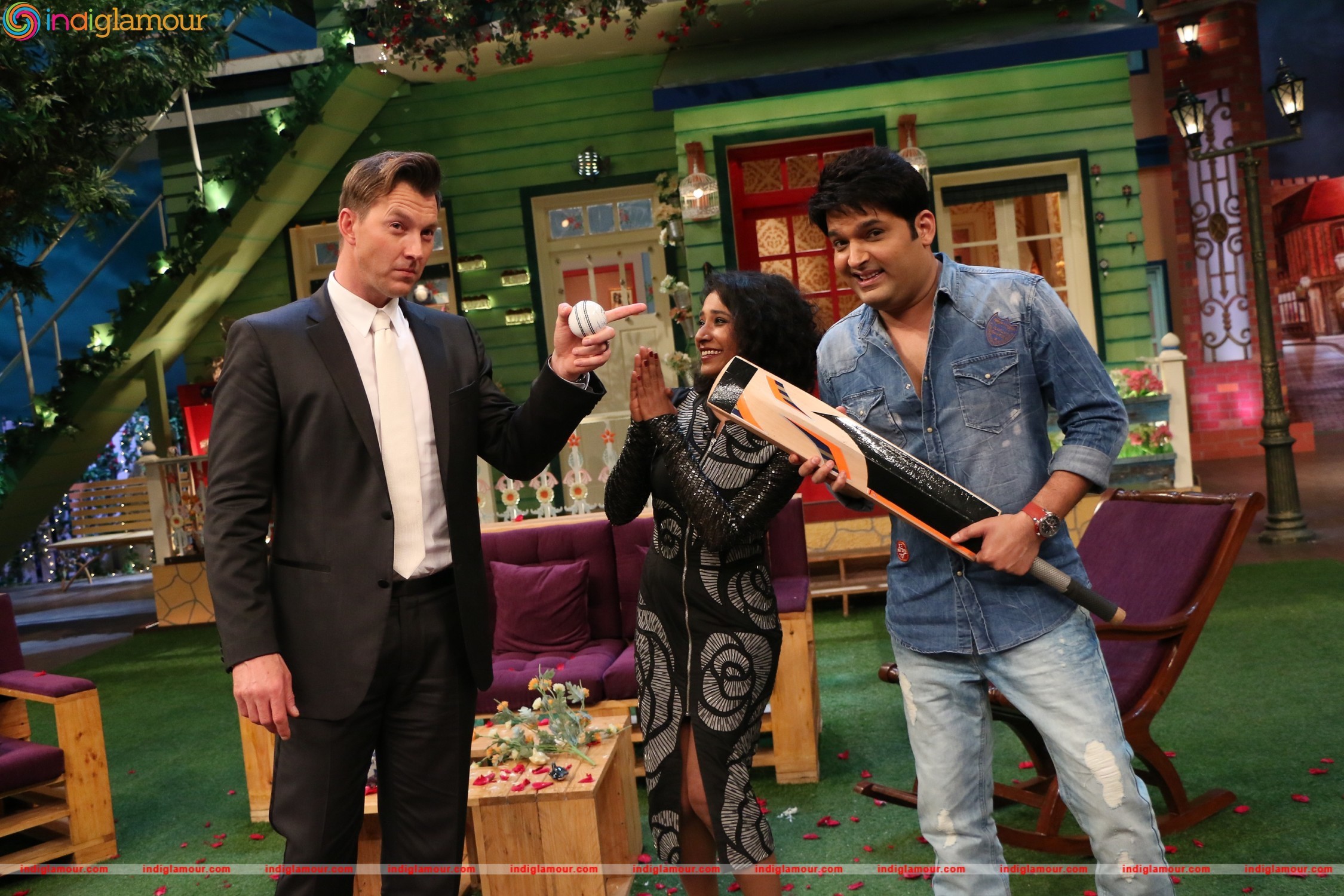 Brett Lee on the Sets of The Kapil Sharma Show Event hd photo