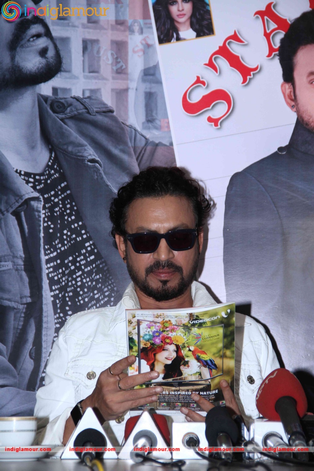Irrfan Khan Unveils Stardust August 2016 Issue Event hd photo
