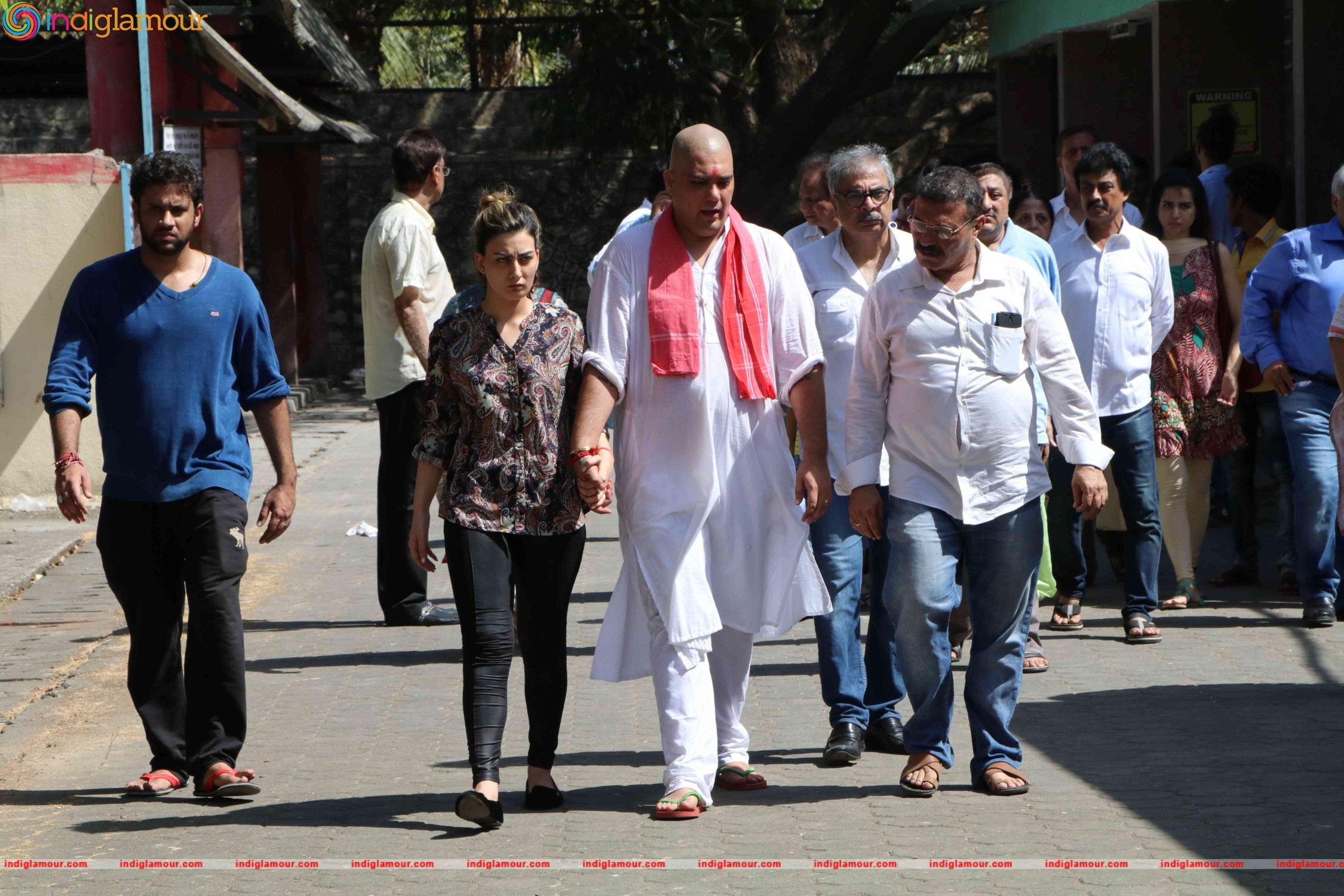 Funeral of Trade Analyst Vikas Mohan Event hd photo