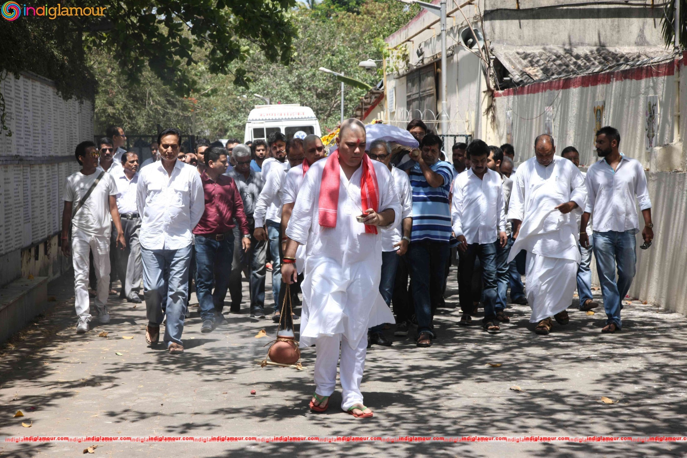Funeral of Trade Analyst Vikas Mohan Event hd photo