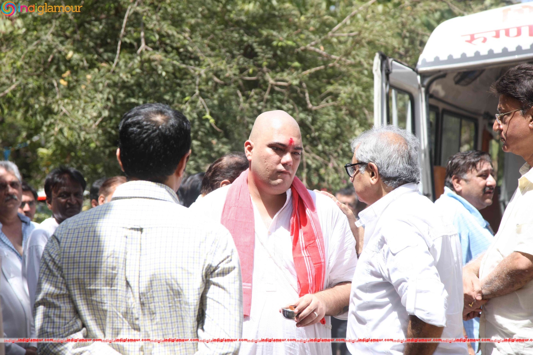 Funeral of Trade Analyst Vikas Mohan Event hd photo