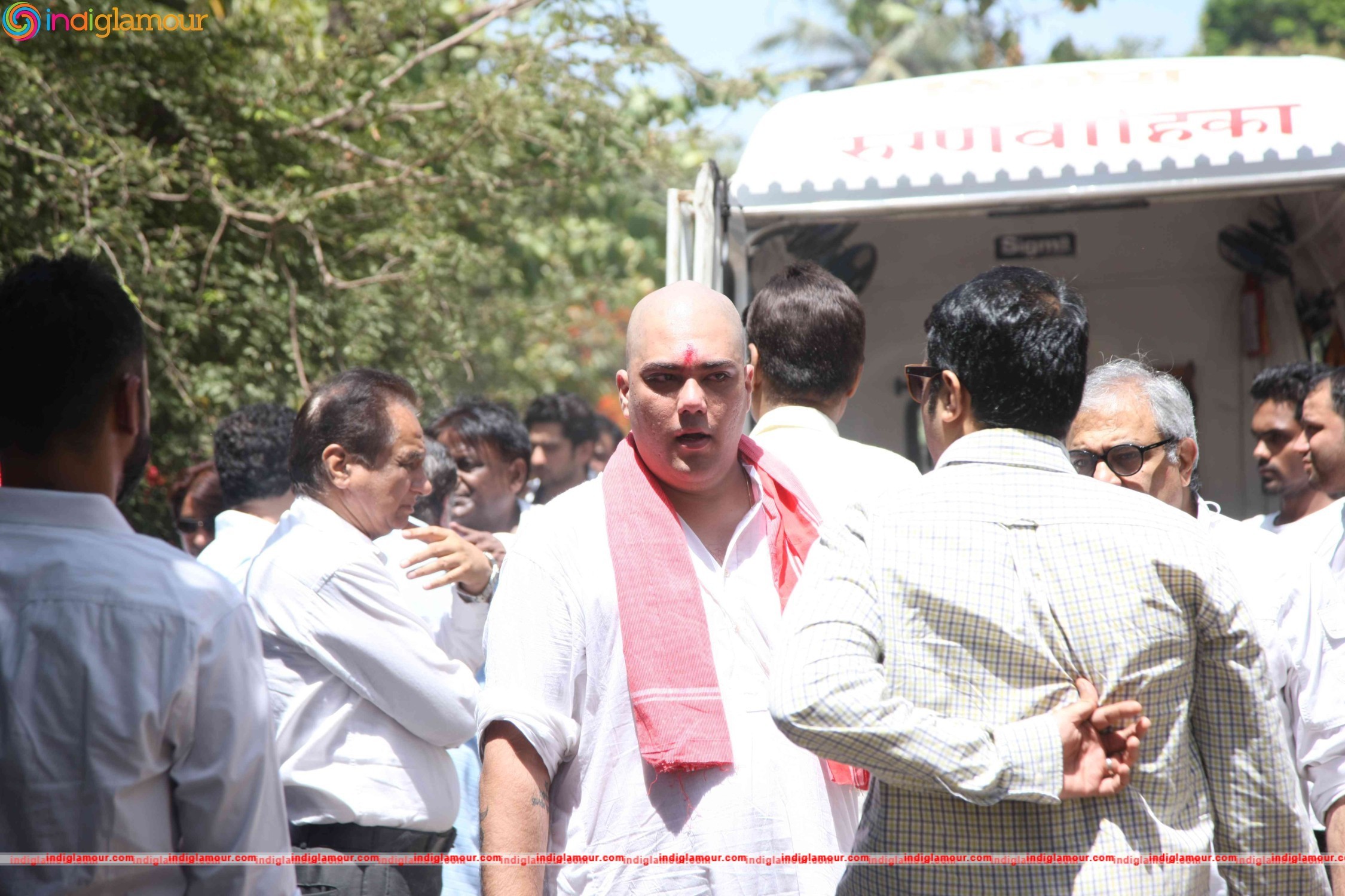 Funeral of Trade Analyst Vikas Mohan Event hd photo