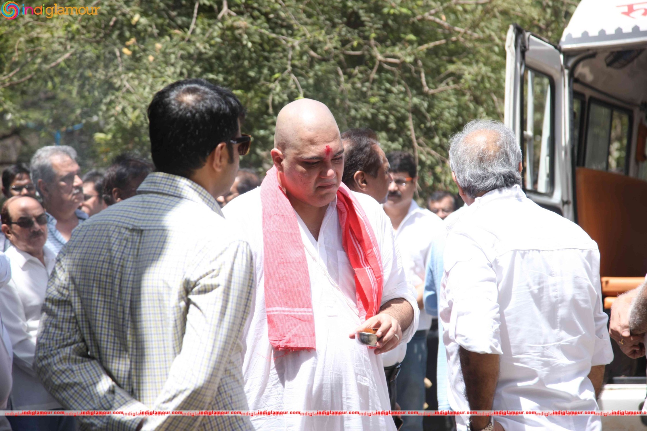 Funeral of Trade Analyst Vikas Mohan Event hd photo