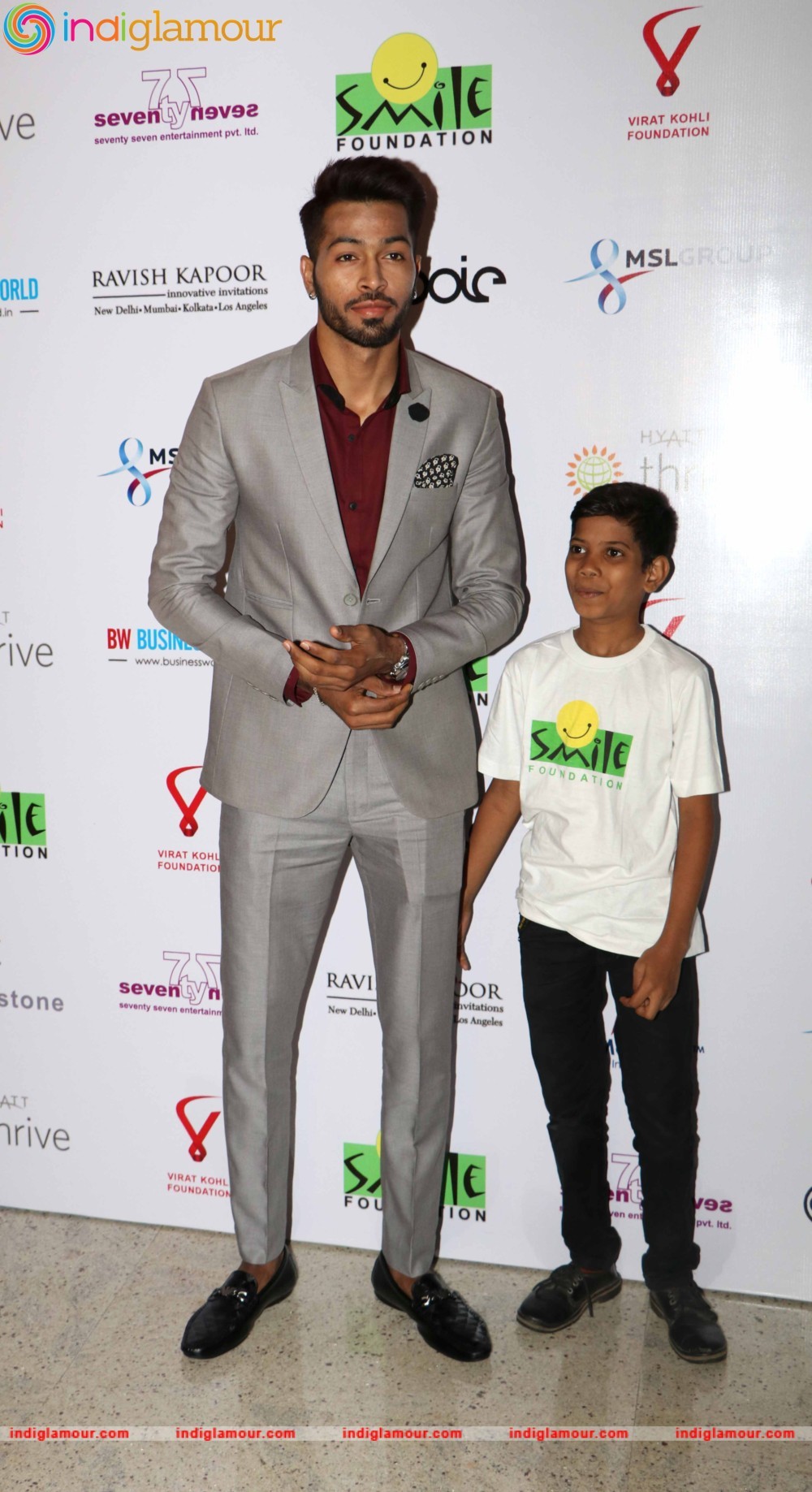 The Grand Charity Gala Dinner Organised by Virat Kohli Foundation at Hyatt Event hd photo