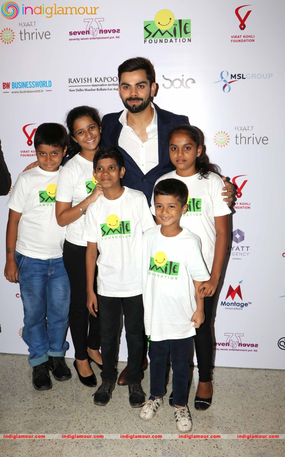 The Grand Charity Gala Dinner Organised by Virat Kohli Foundation at Hyatt Event hd photo