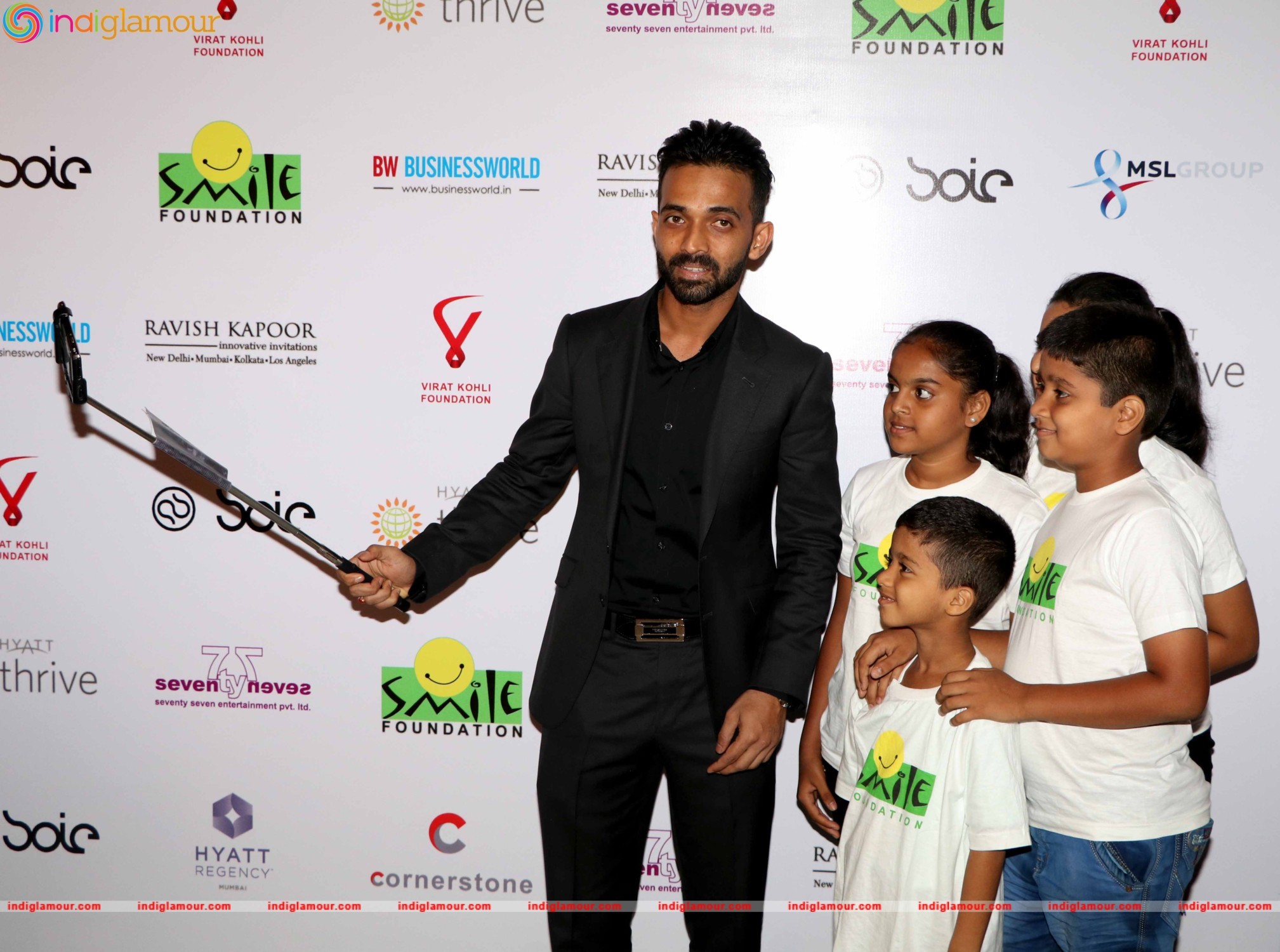 The Grand Charity Gala Dinner Organised by Virat Kohli Foundation at Hyatt Event hd photo