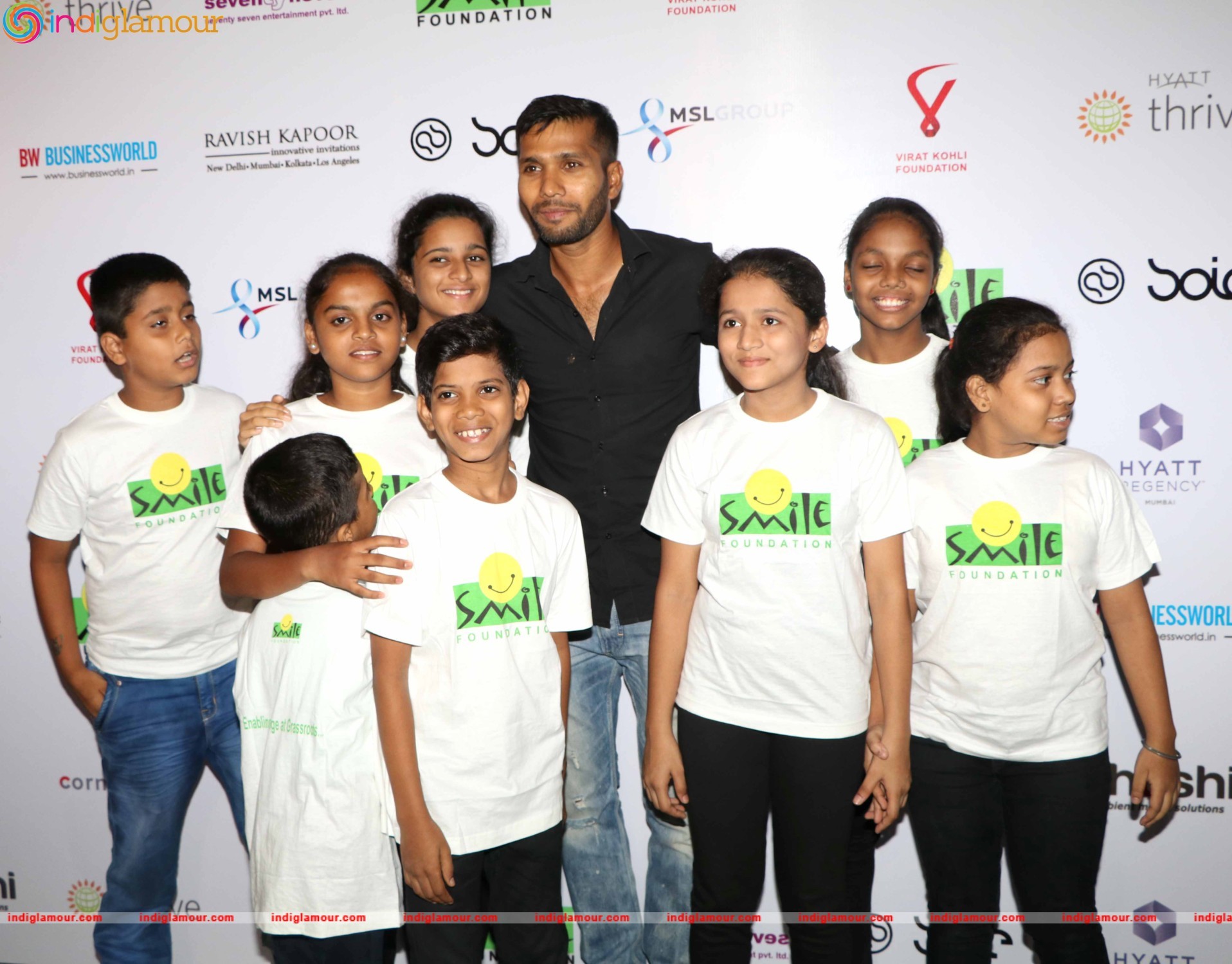 The Grand Charity Gala Dinner Organised by Virat Kohli Foundation at Hyatt Event hd photo
