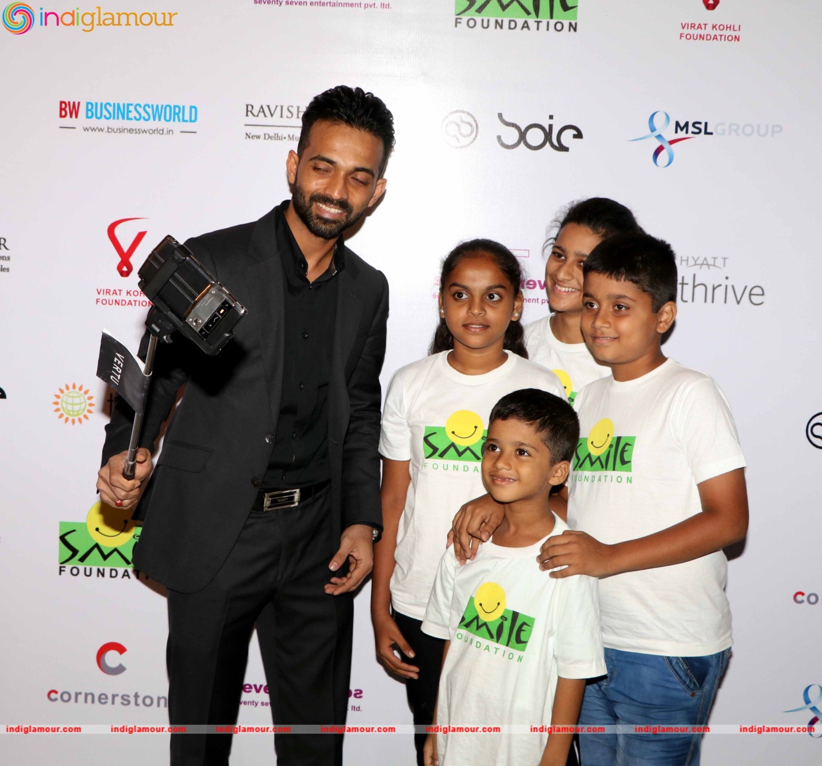 The Grand Charity Gala Dinner Organised by Virat Kohli Foundation at Hyatt Event hd photo