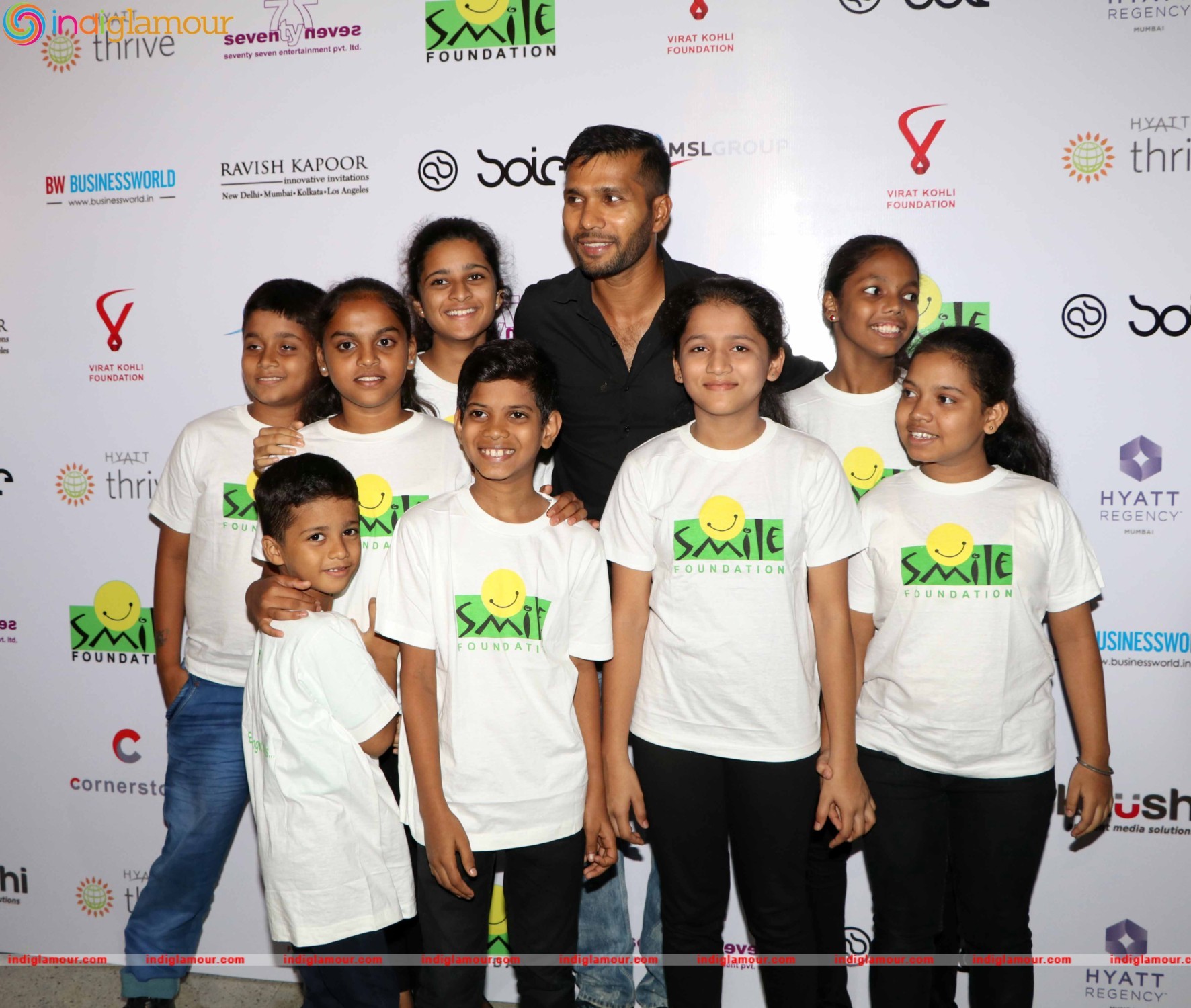 The Grand Charity Gala Dinner Organised by Virat Kohli Foundation at Hyatt Event hd photo