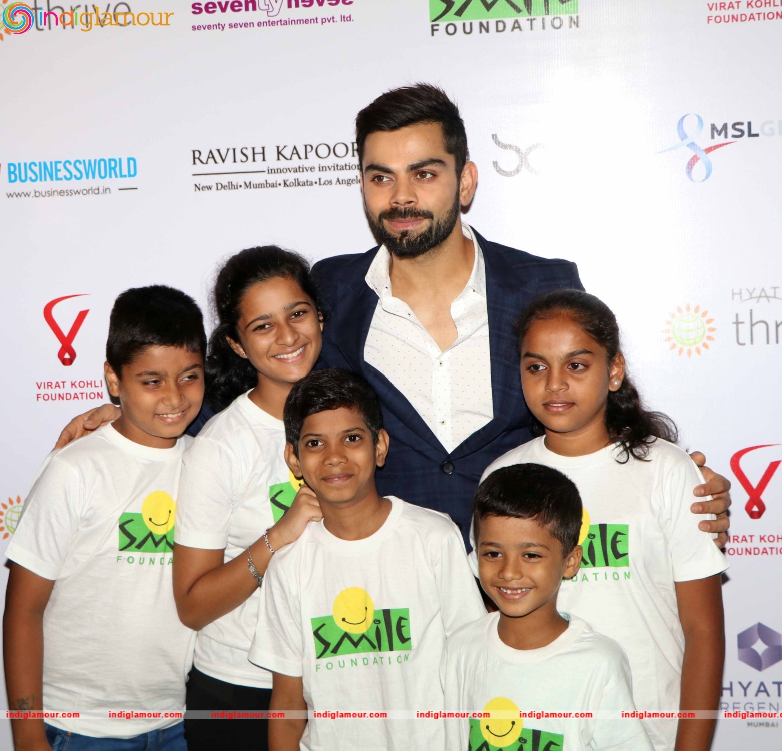 The Grand Charity Gala Dinner Organised by Virat Kohli Foundation at Hyatt Event hd photo