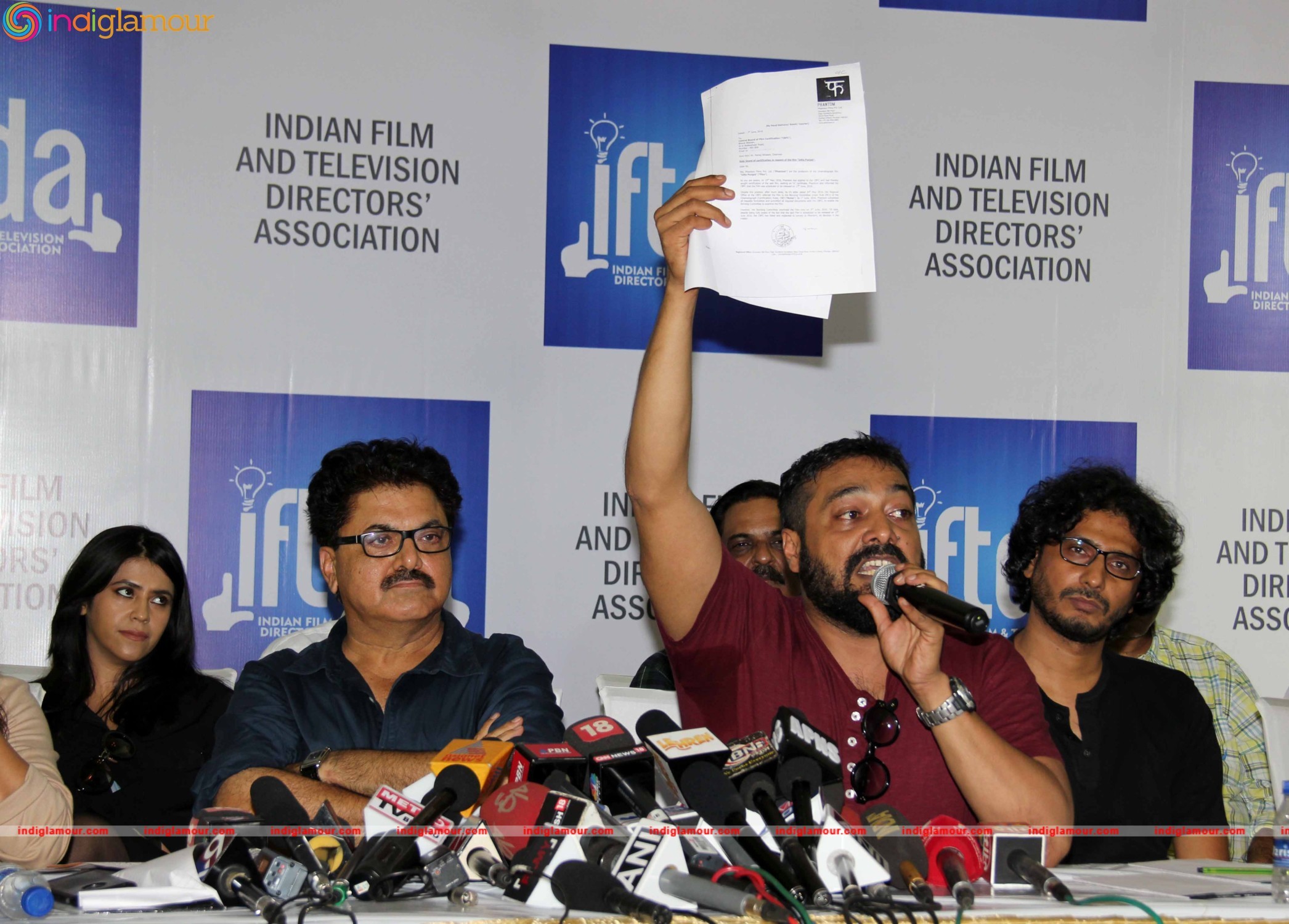 IFDA Directors Association with Udta Punjab Team Press Meet Event hd photo
