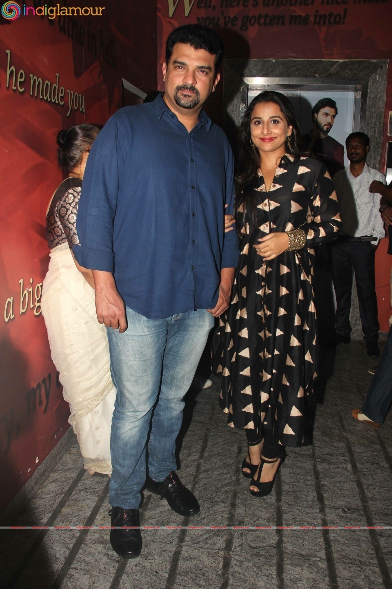 Vidya Balan At The Special Screening of Te3n At PVR Mumbai Event hd photo