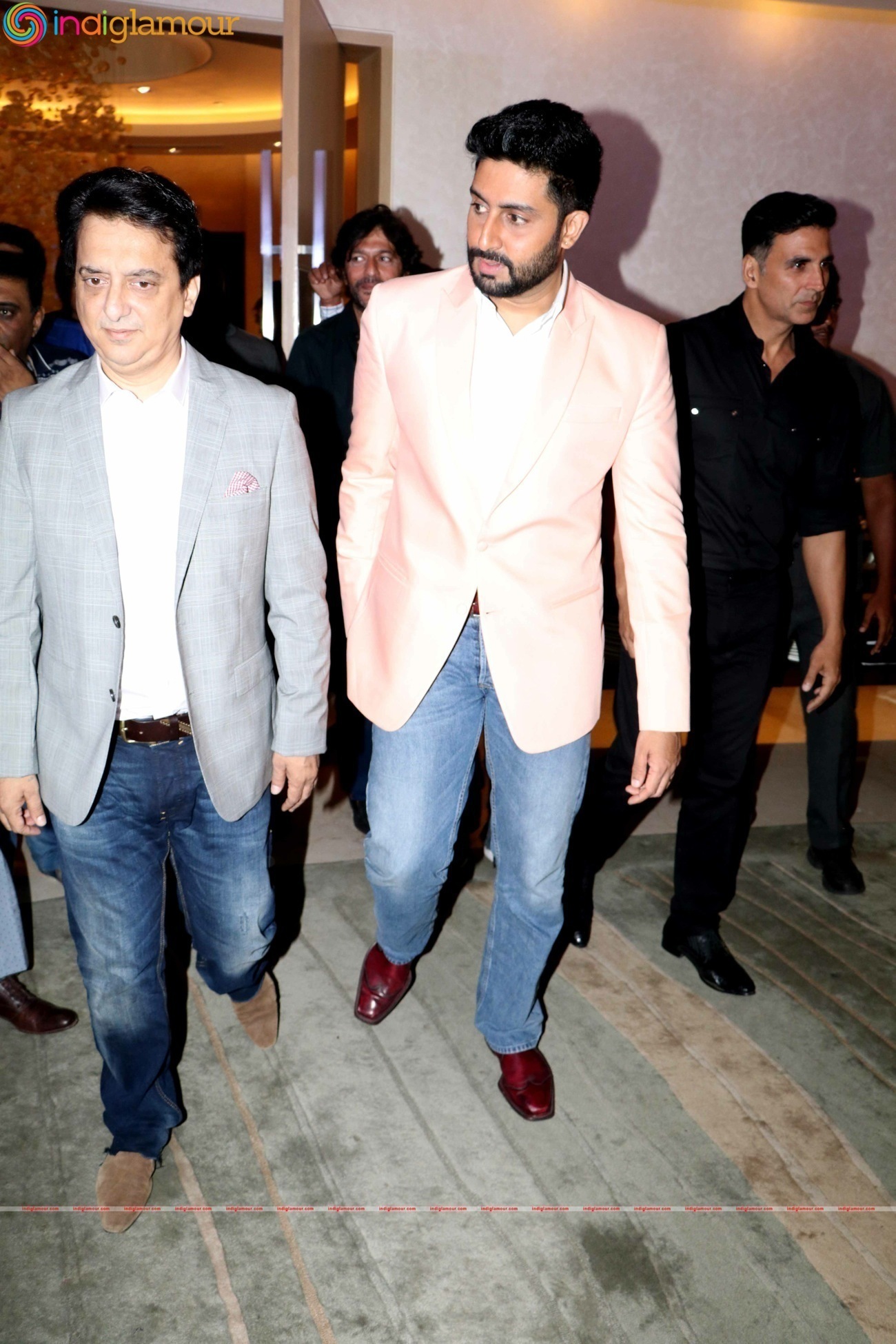 Akshay Kumar,Abhishek Bachchan Celebrate Housefull 3 Success Event hd photo