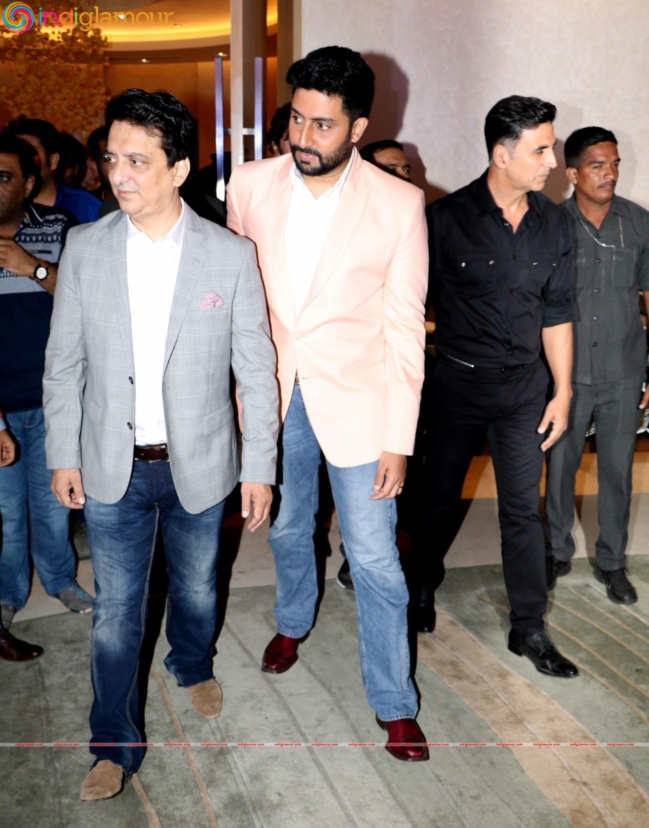 Akshay Kumar,Abhishek Bachchan Celebrate Housefull 3 Success Event hd photo
