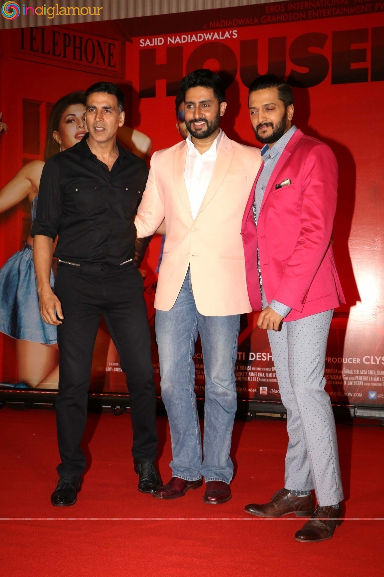 Akshay Kumar,Abhishek Bachchan Celebrate Housefull 3 Success Event hd photo