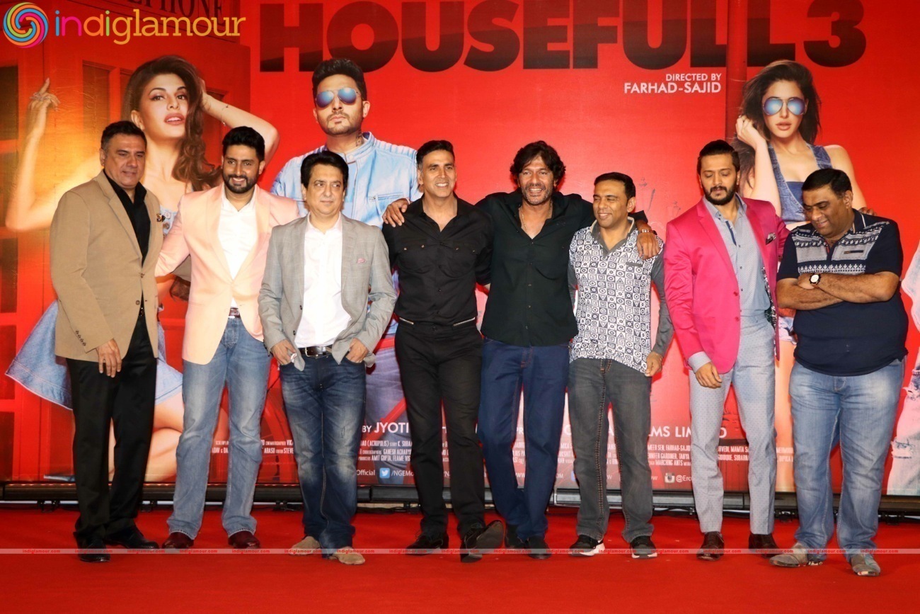 Akshay Kumar,Abhishek Bachchan Celebrate Housefull 3 Success Event hd photo