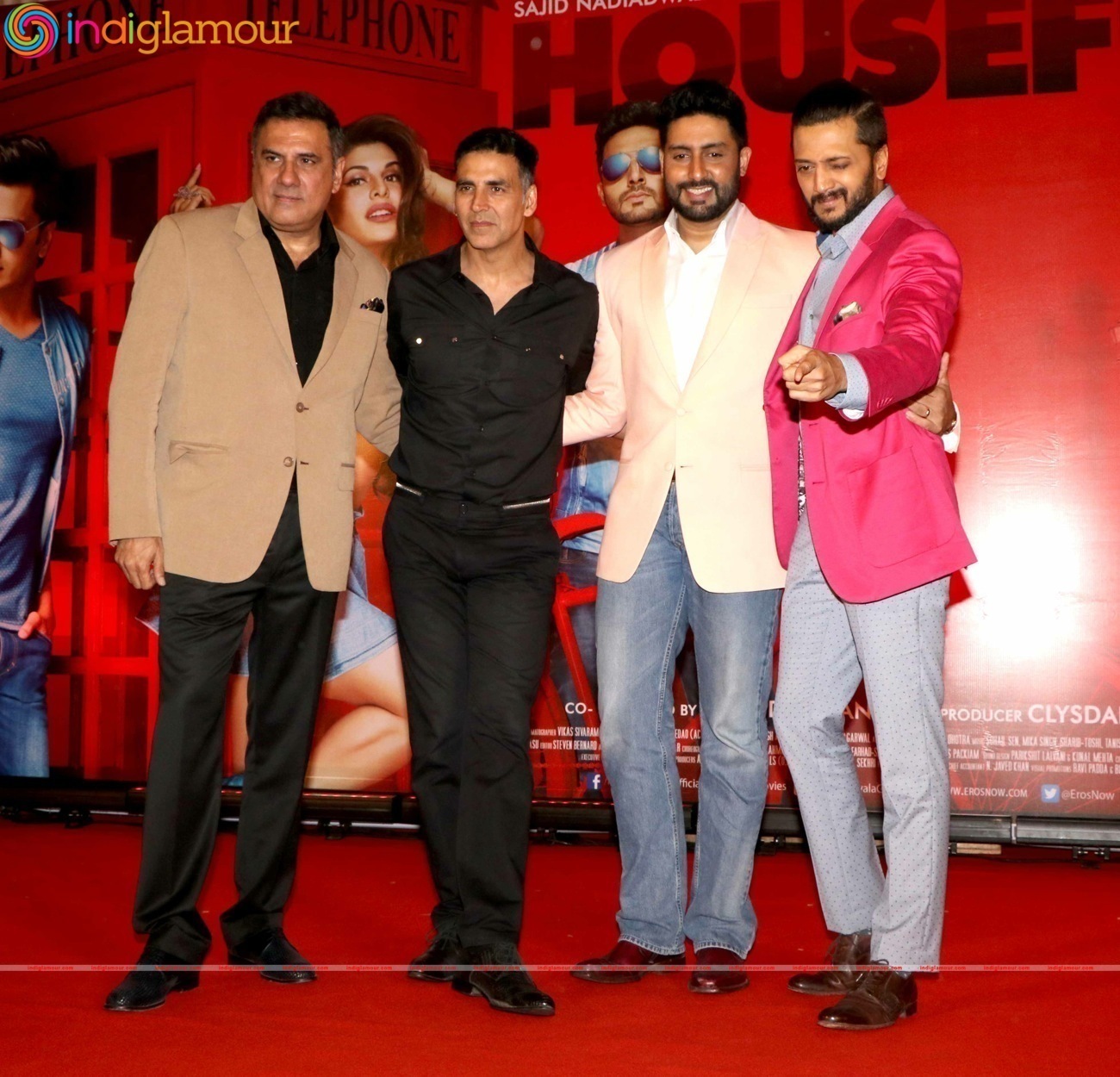 Akshay Kumar,Abhishek Bachchan Celebrate Housefull 3 Success Event hd photo