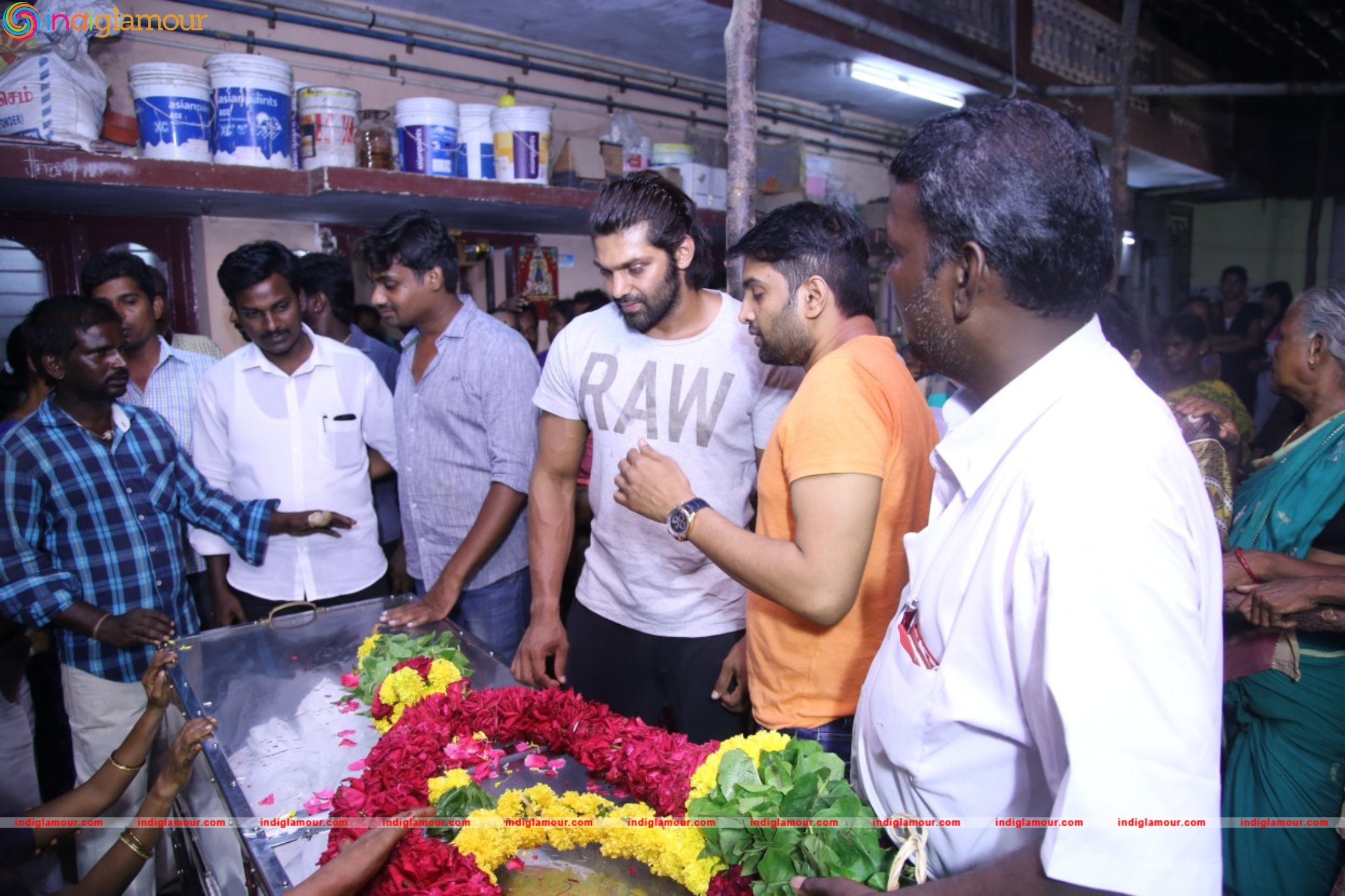 Actor Santhanam Father Passed Away Event hd photo