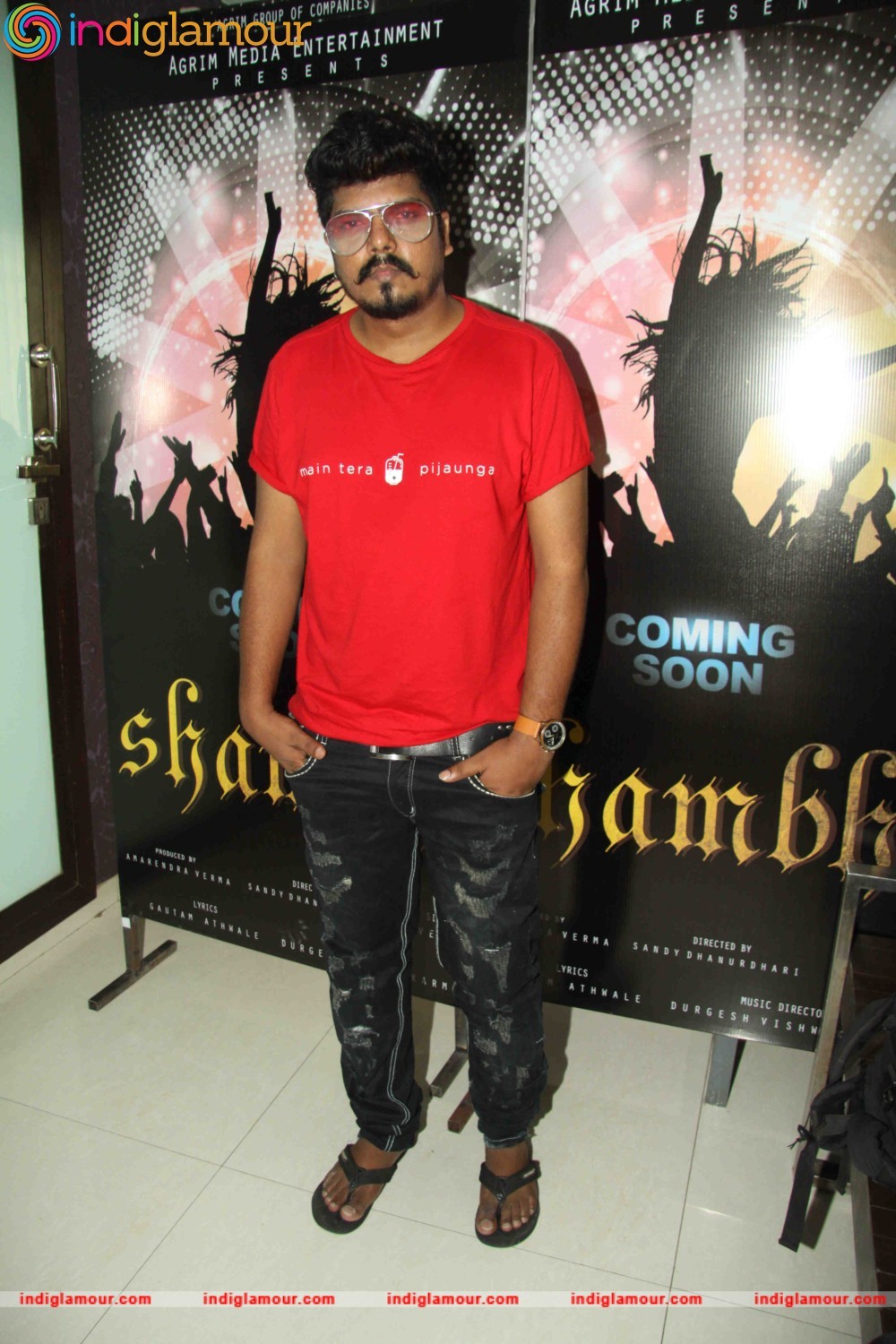 Singer Javed Ali at the Song Recording of Agrim Media Entertainment Album Shambo Event hd photo