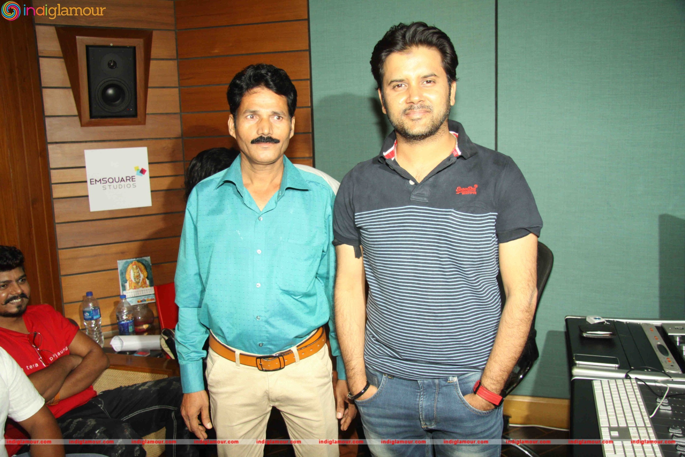 Singer Javed Ali at the Song Recording of Agrim Media Entertainment Album Shambo Event hd photo