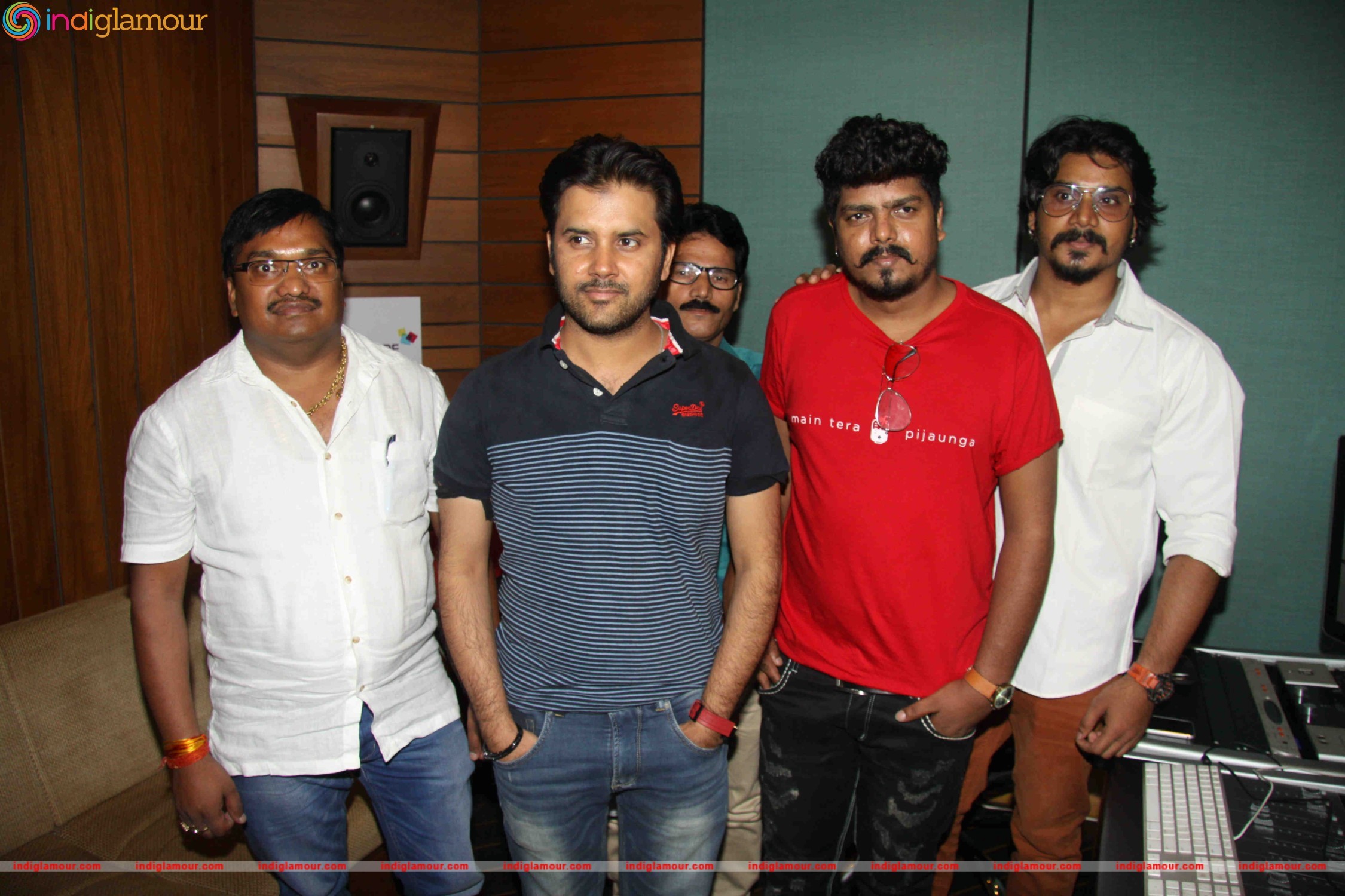 Singer Javed Ali at the Song Recording of Agrim Media Entertainment Album Shambo Event hd photo