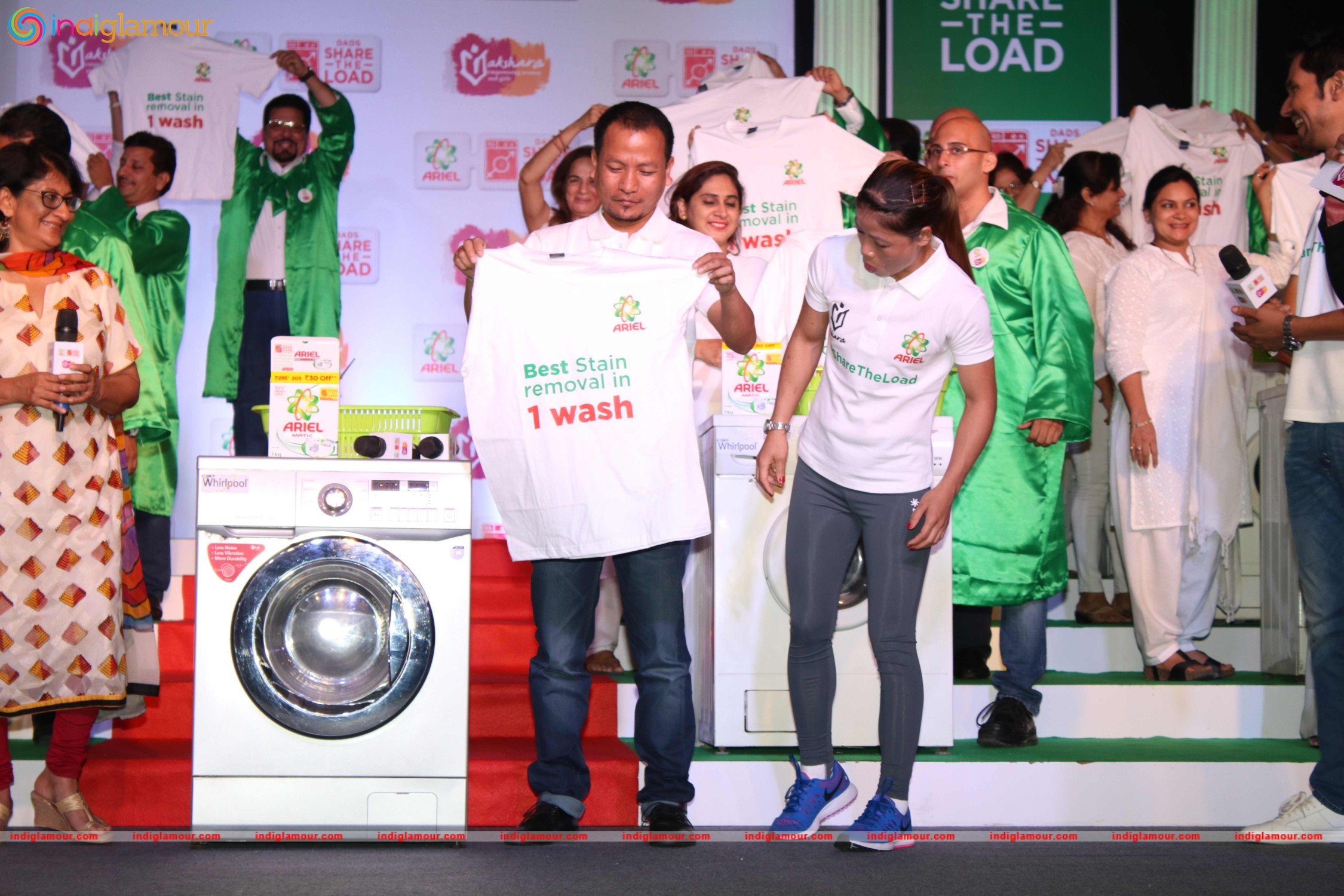 Ariel Dads Share the Load Launch of Be the Change Event hd photo
