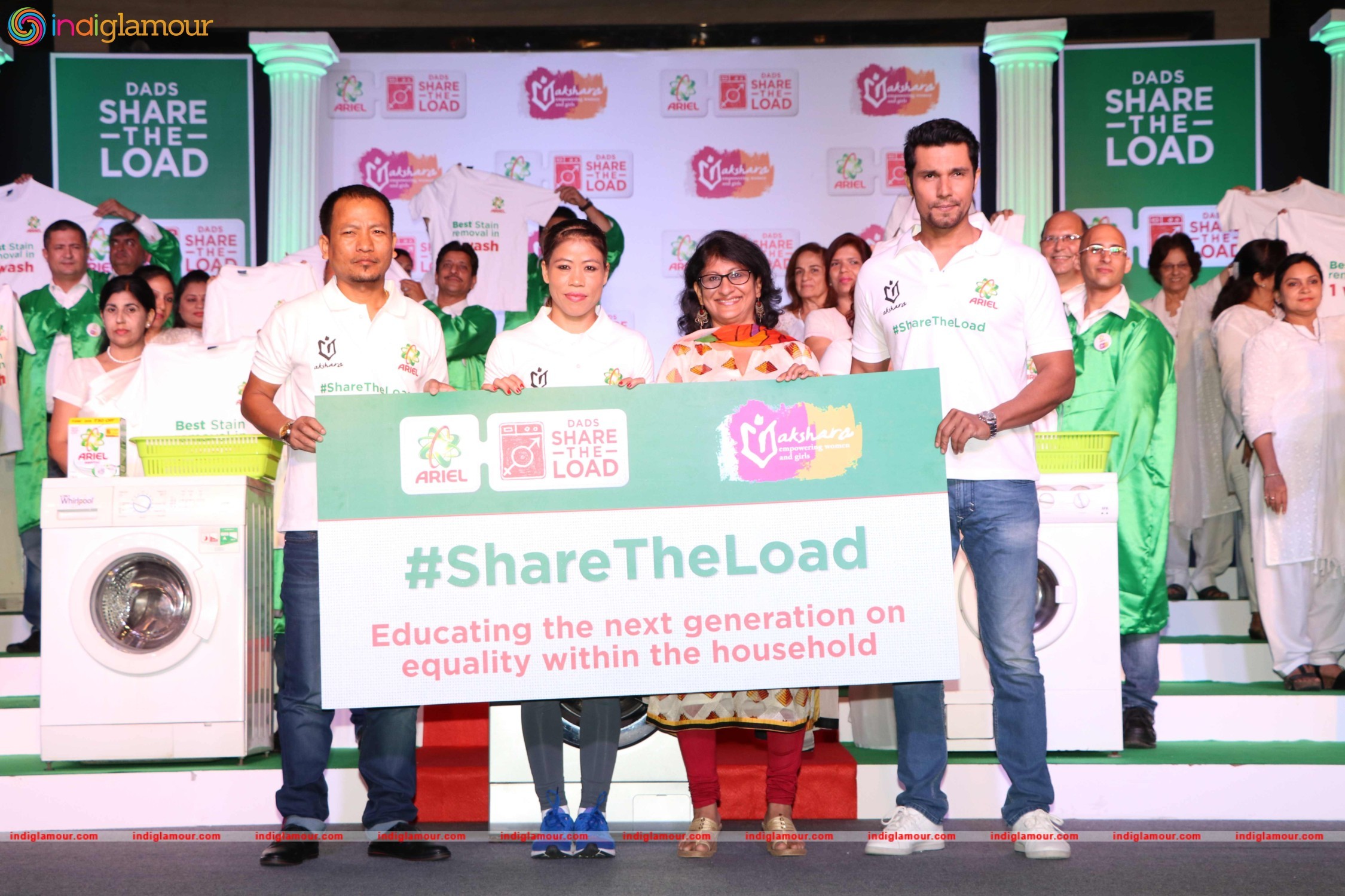 Ariel Dads Share the Load Launch of Be the Change Event hd photo