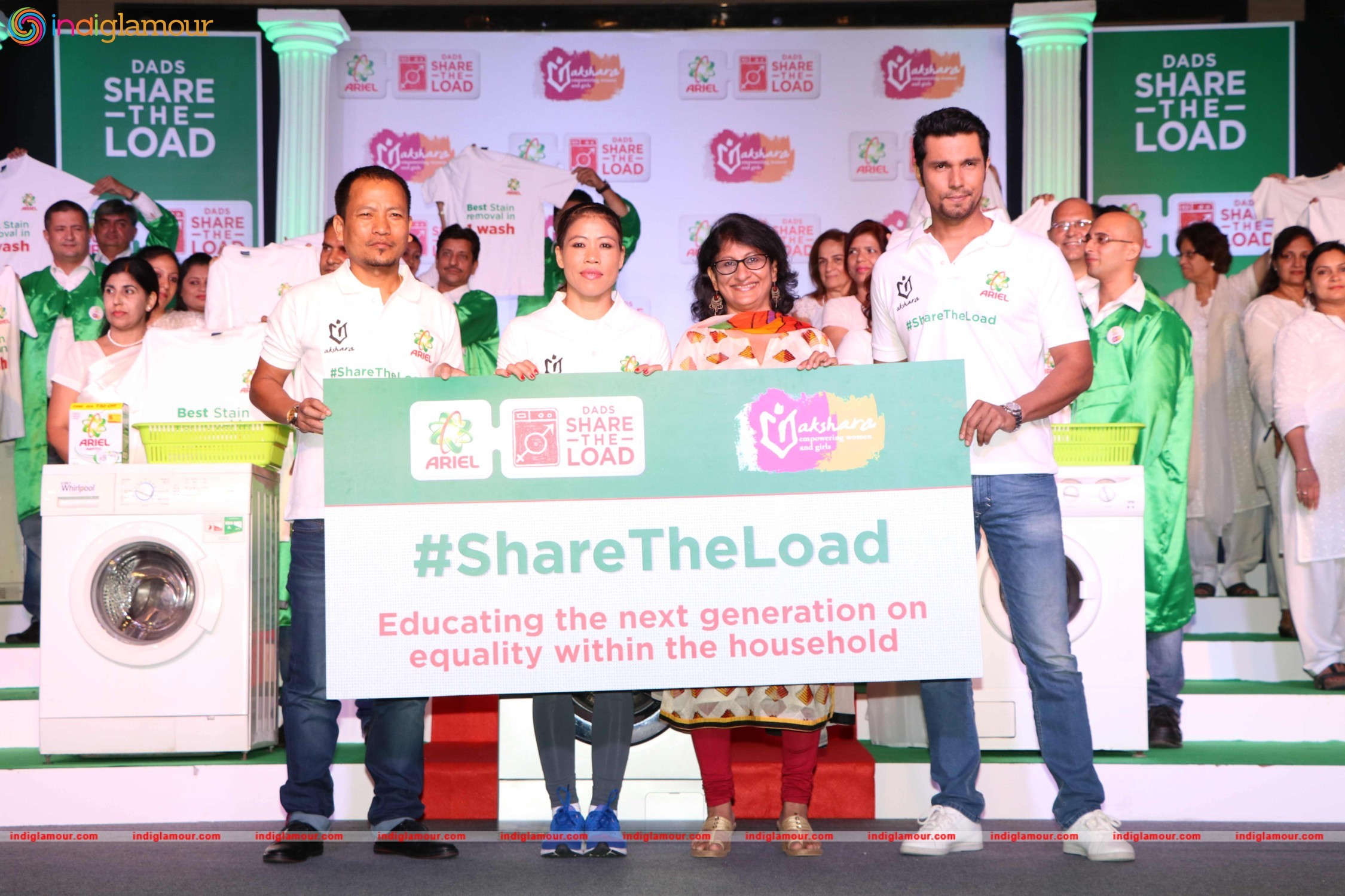 Ariel Dads Share the Load Launch of Be the Change Event hd photo