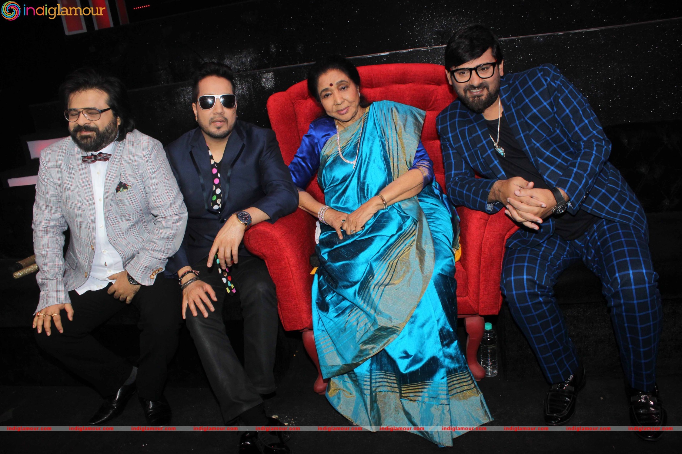 Asha Bhosle On the Set of Sa Re Ga Ma Pa Event hd photo