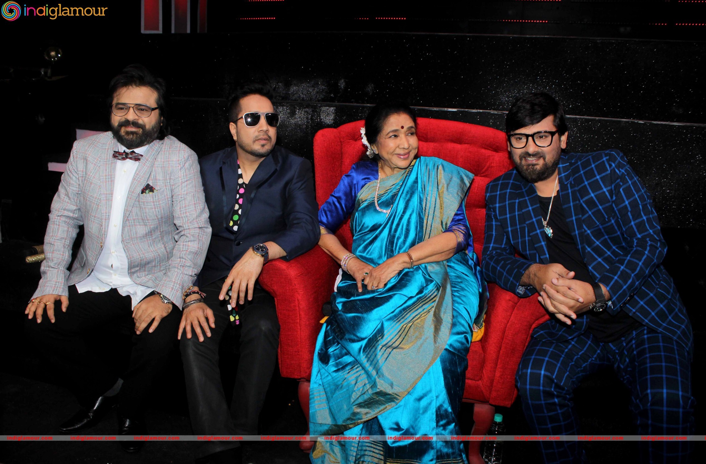Asha Bhosle On the Set of Sa Re Ga Ma Pa Event hd photo