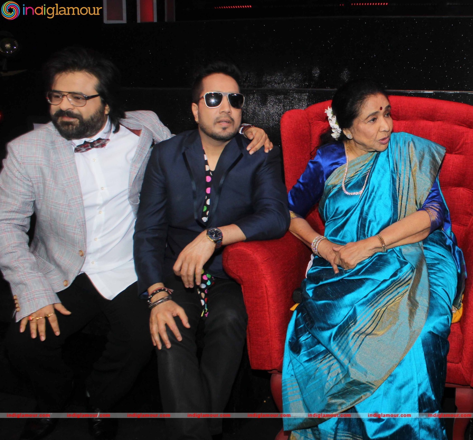 Asha Bhosle On the Set of Sa Re Ga Ma Pa Event hd photo