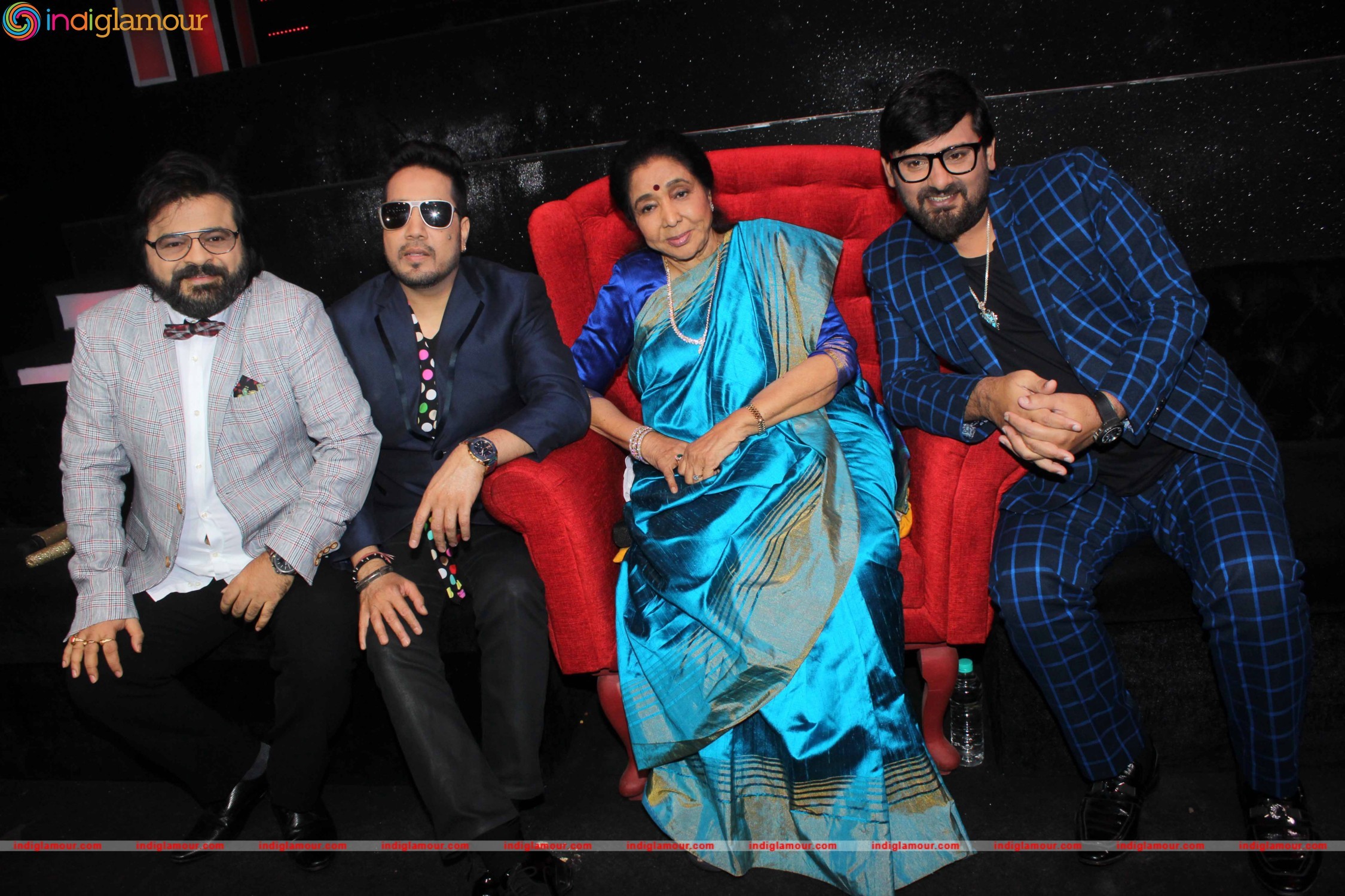 Asha Bhosle On the Set of Sa Re Ga Ma Pa Event hd photo