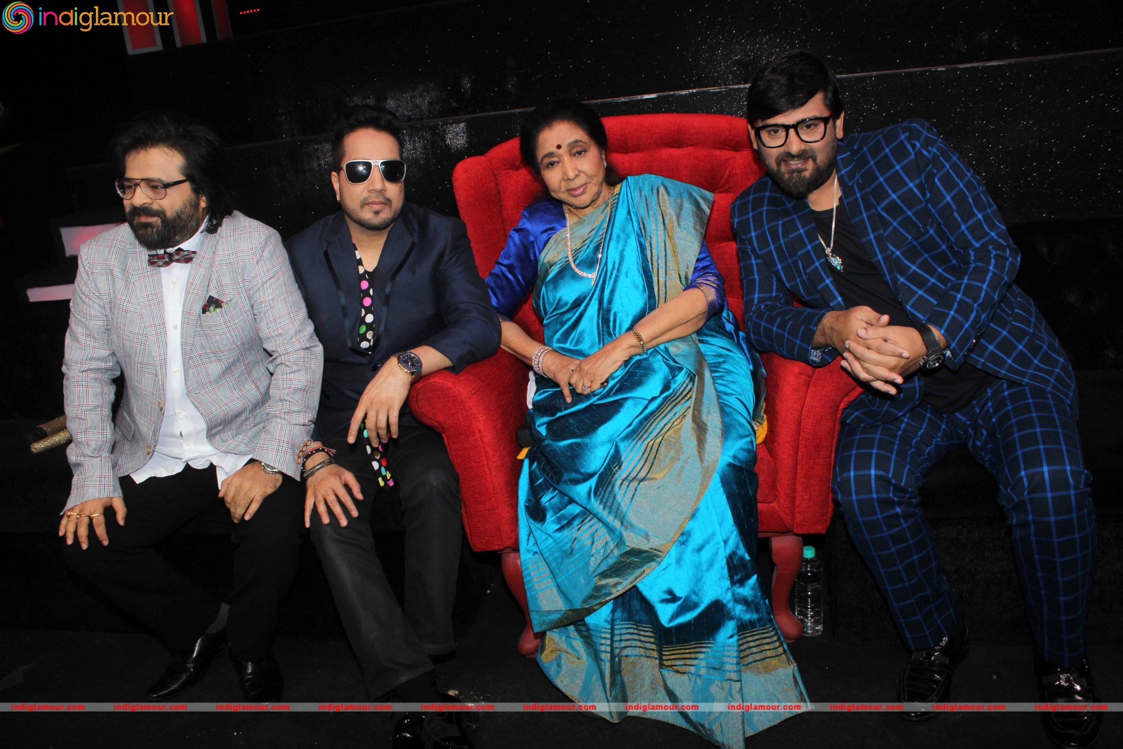 Asha Bhosle On the Set of Sa Re Ga Ma Pa Event hd photo