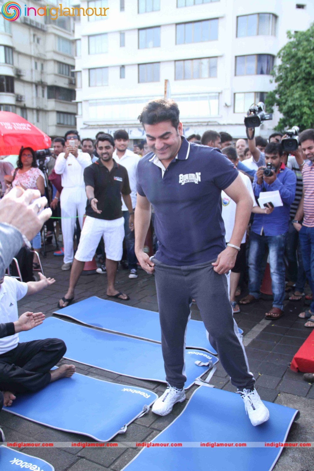 Celebrities doing Yoga on International Yoga Day Event hd photo