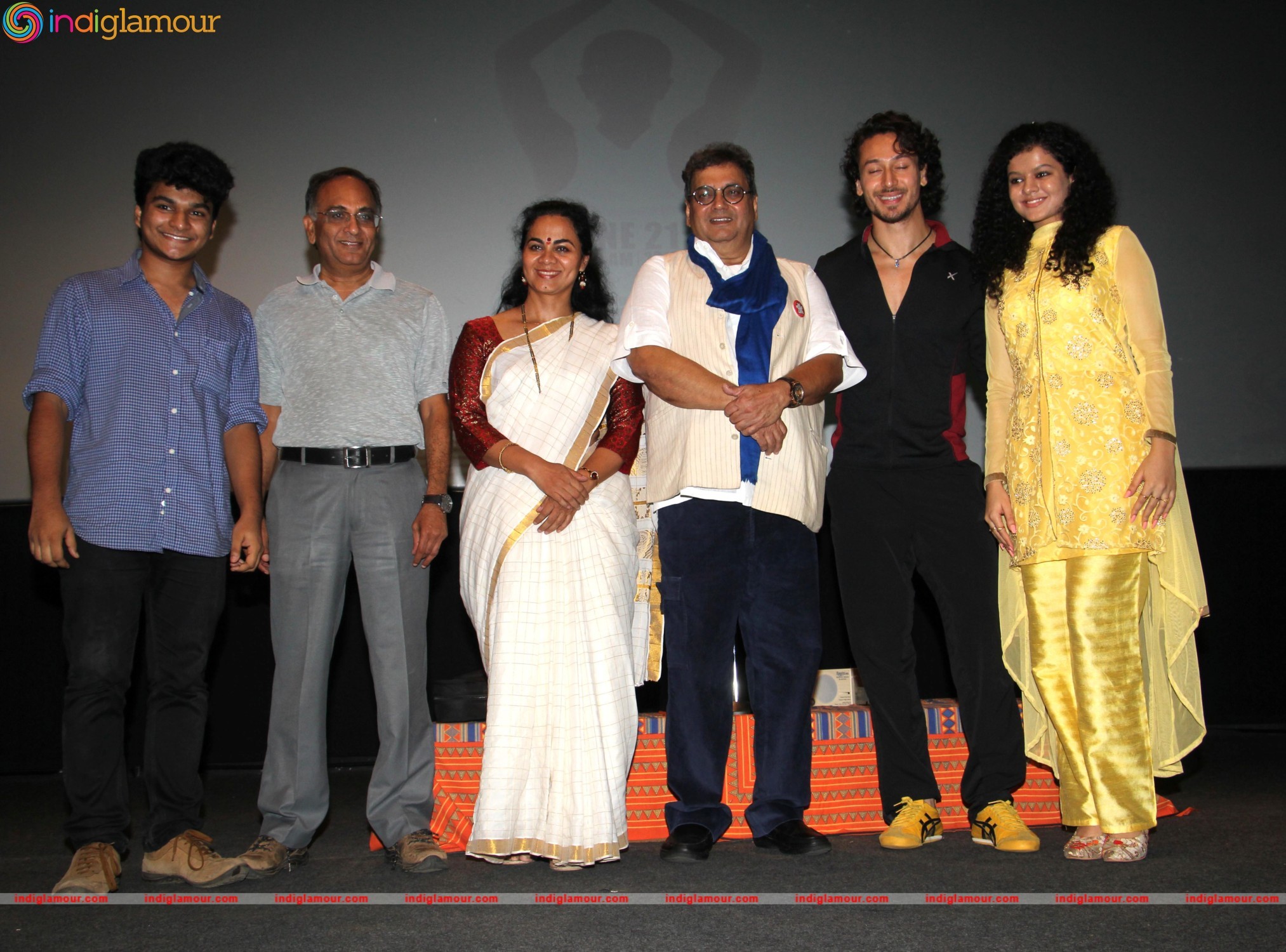 Subhash Ghai and Tiger Shroff Celebrate 2nd International Yoga Day Event hd photo