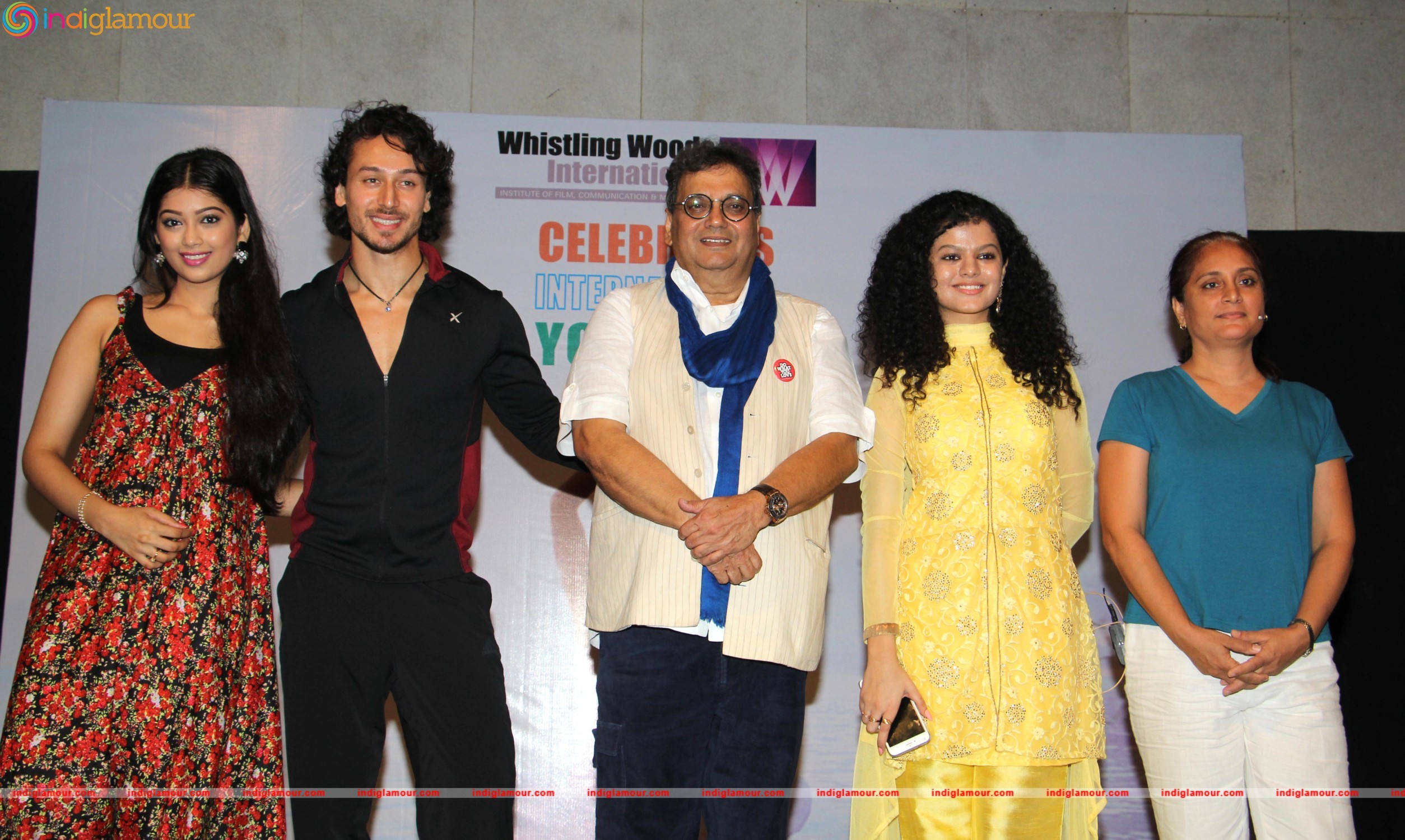 Subhash Ghai and Tiger Shroff Celebrate 2nd International Yoga Day Event hd photo